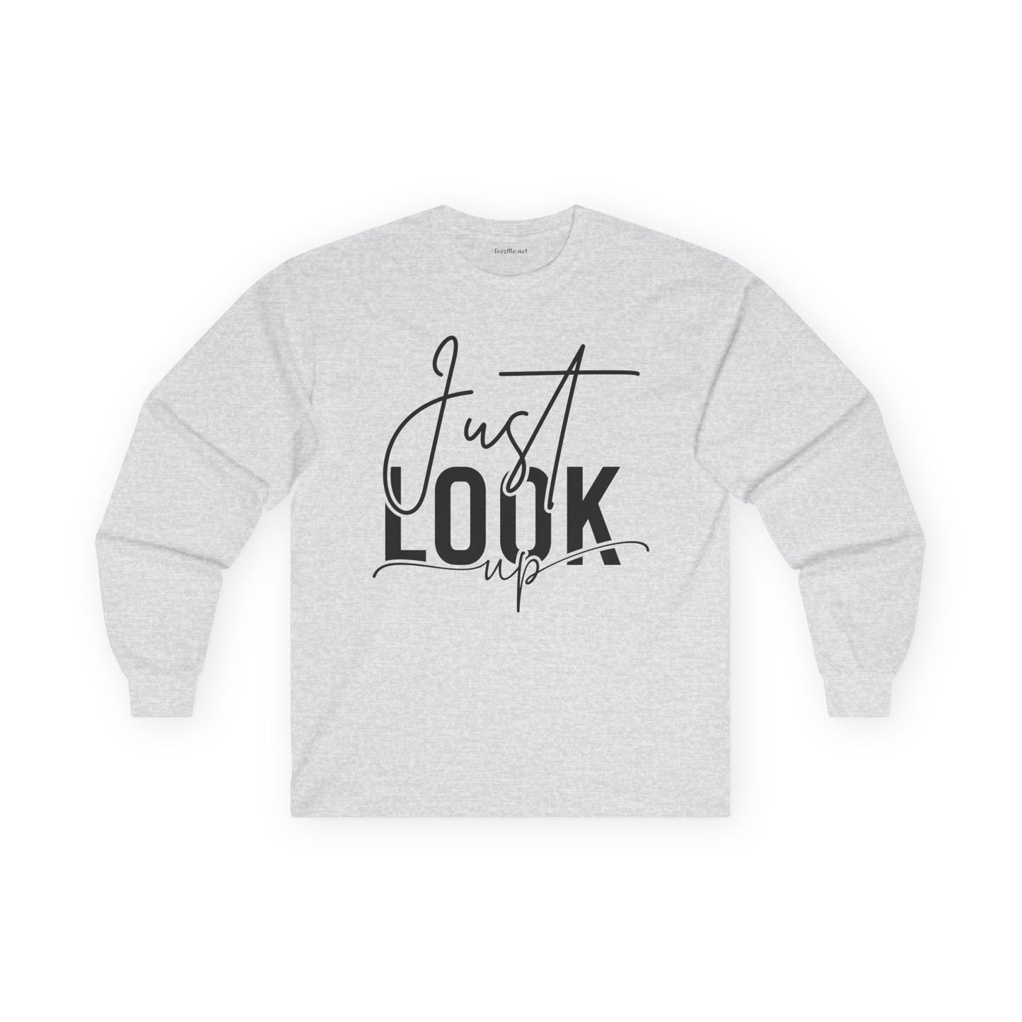 Just Look Up Ultra Cotton Long Sleeve Tee