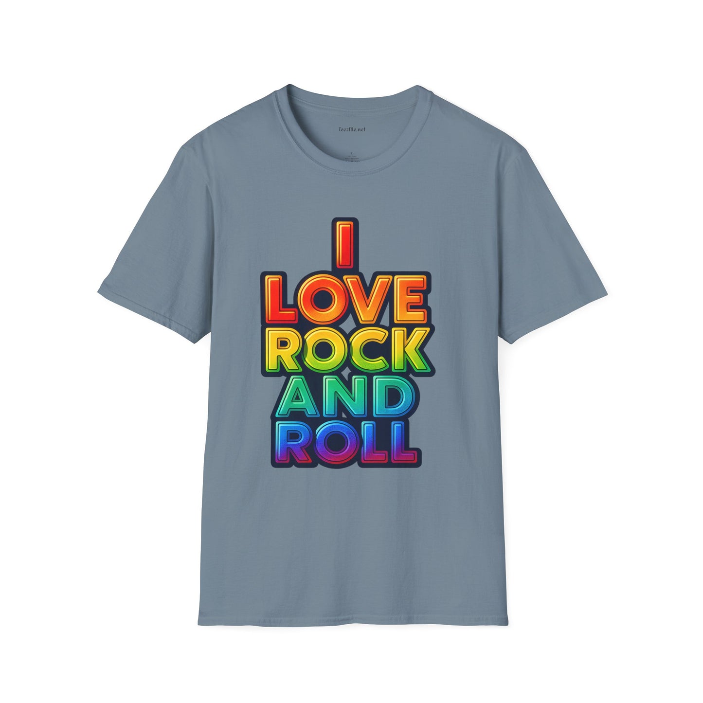 I Love Rock and Roll Unisex SoftStyle T-Shirt 100% Cotton