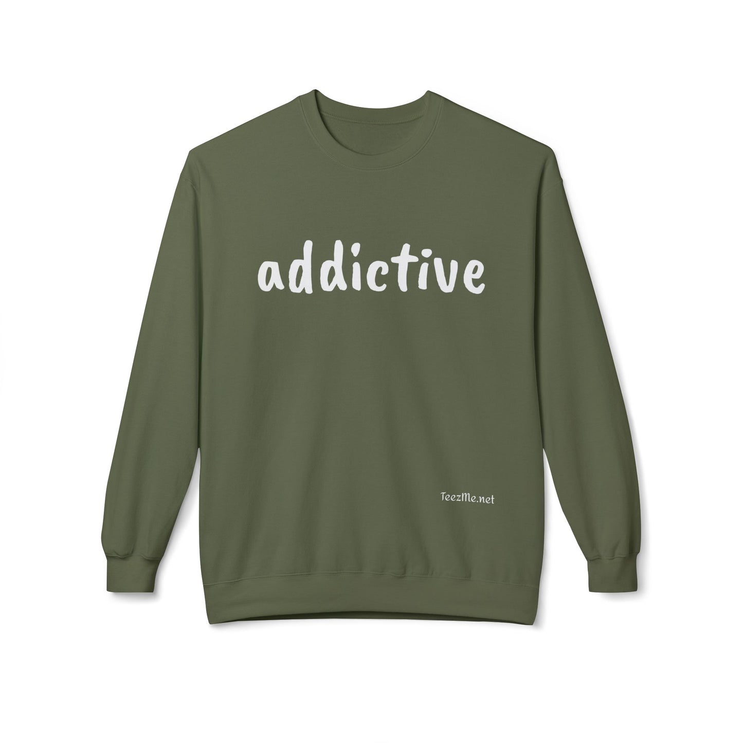 Addictive - Unisex Midweight Softstyle Fleece Crewneck Sweatshirt