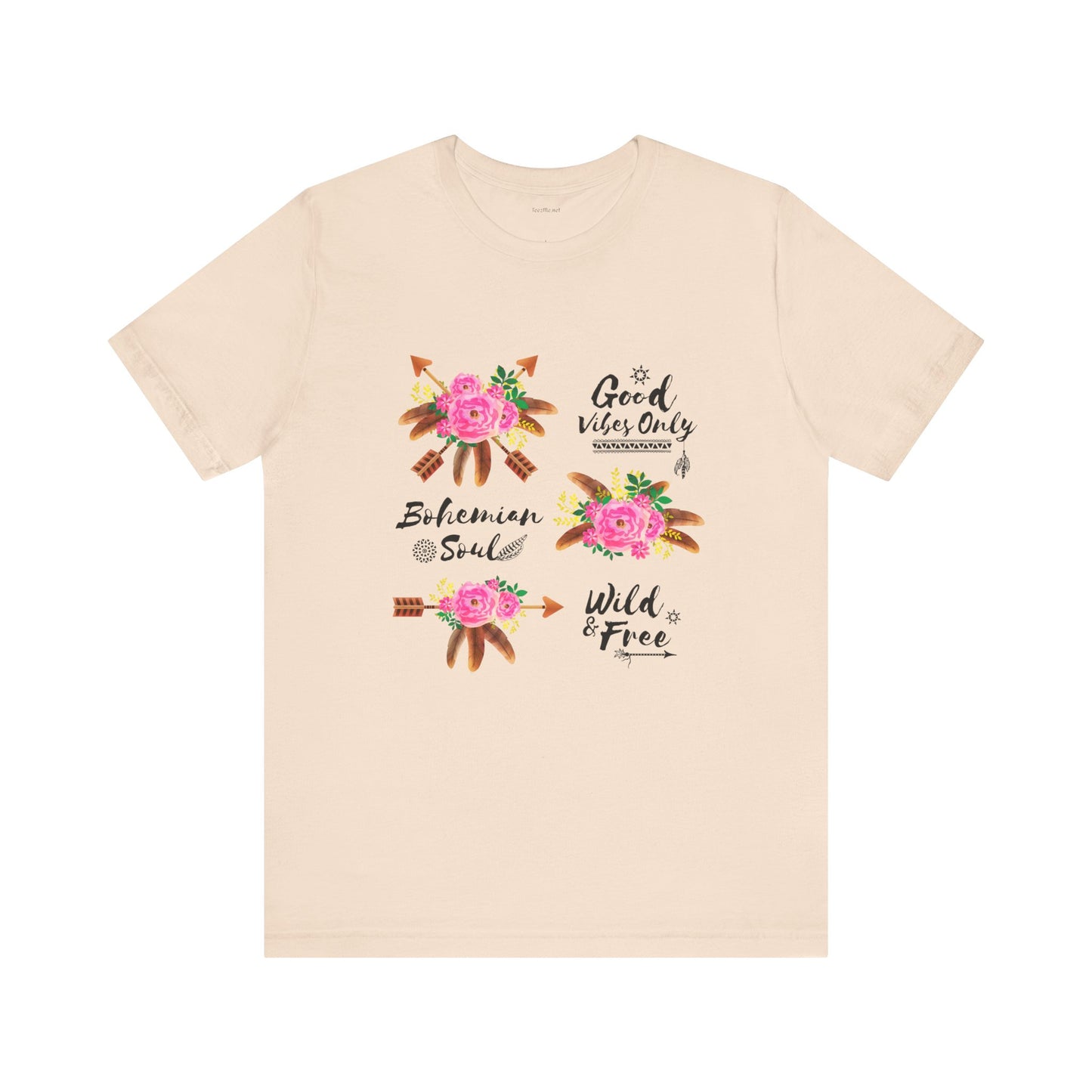Wild & Free - Unisex Jersey Short Sleeve Tee #BOHO
