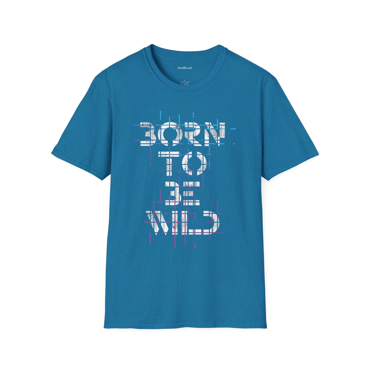 Born To Be Wild Unisex Softstyle T-Shirt 100% Cotton Graphic
