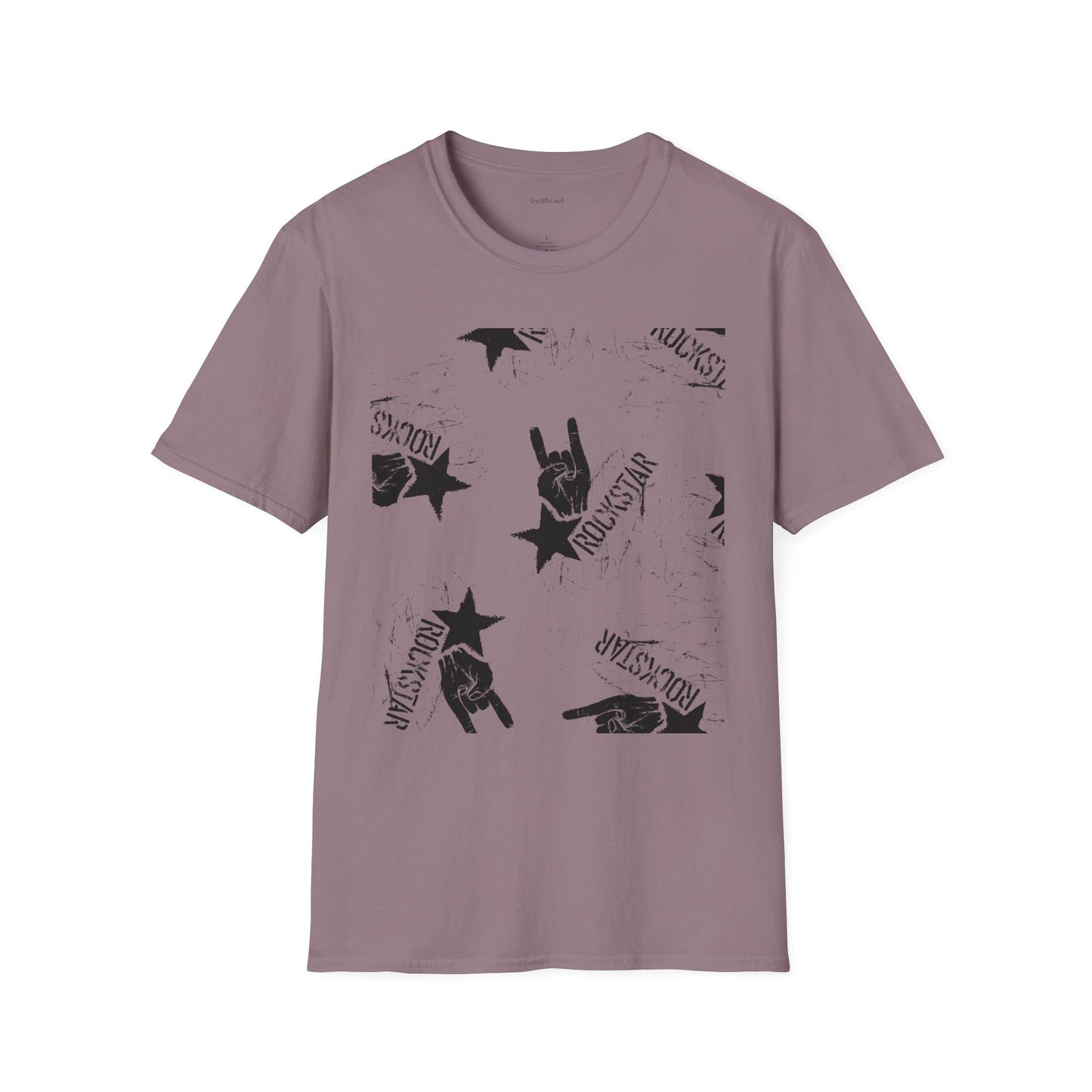 ROCK STAR illustation - Unisex Softstyle T-Shirt 100% Cotton Graphic
