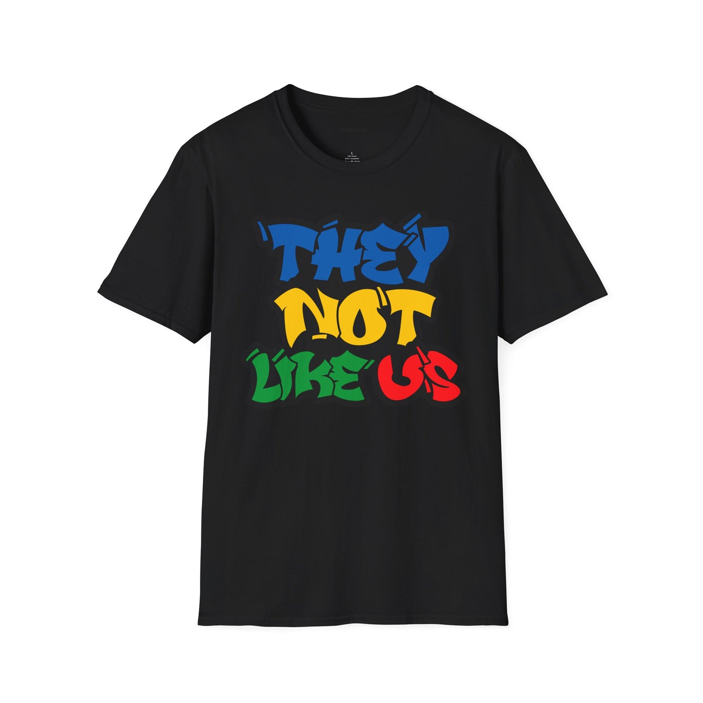 They Not Like Us (color) Unisex SoftStyle T-Shirt 100% Cotton