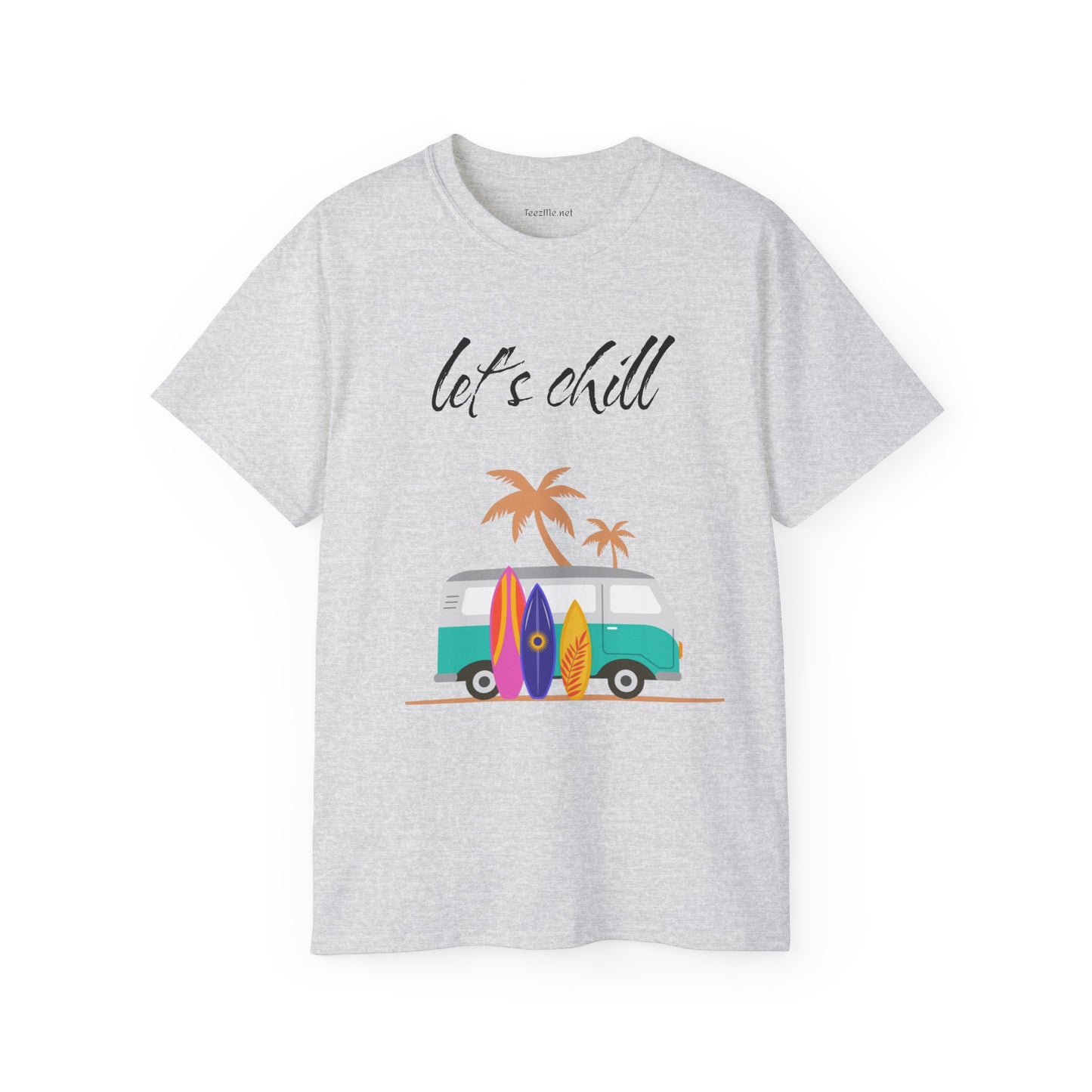 Let's chill - Unisex Ultra Cotton Tee 100% Cotton Graphic