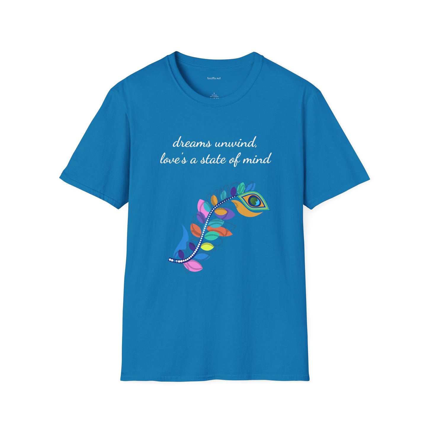 Dreams unwind - Unisex Softstyle T-Shirt 100% Cotton Graphic