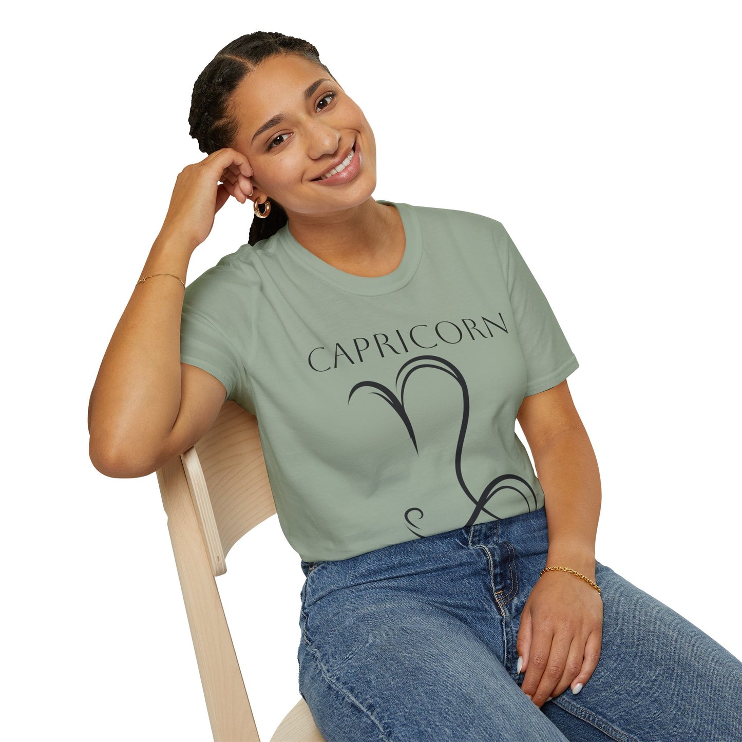 CAPRICORN - Unisex Softstyle T-Shirt 100% Cotton Graphic