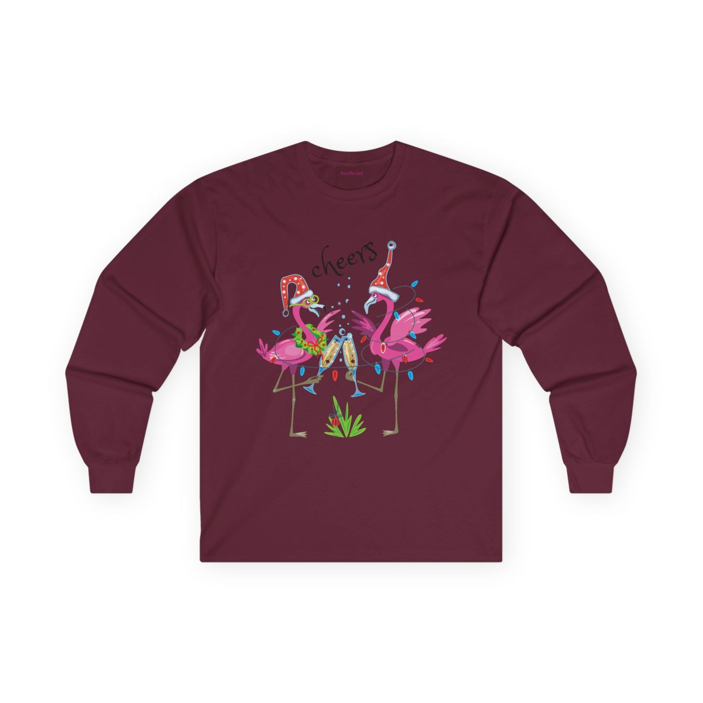 Flamingo cheers - Unisex Ultra Cotton Long Sleeve Tee