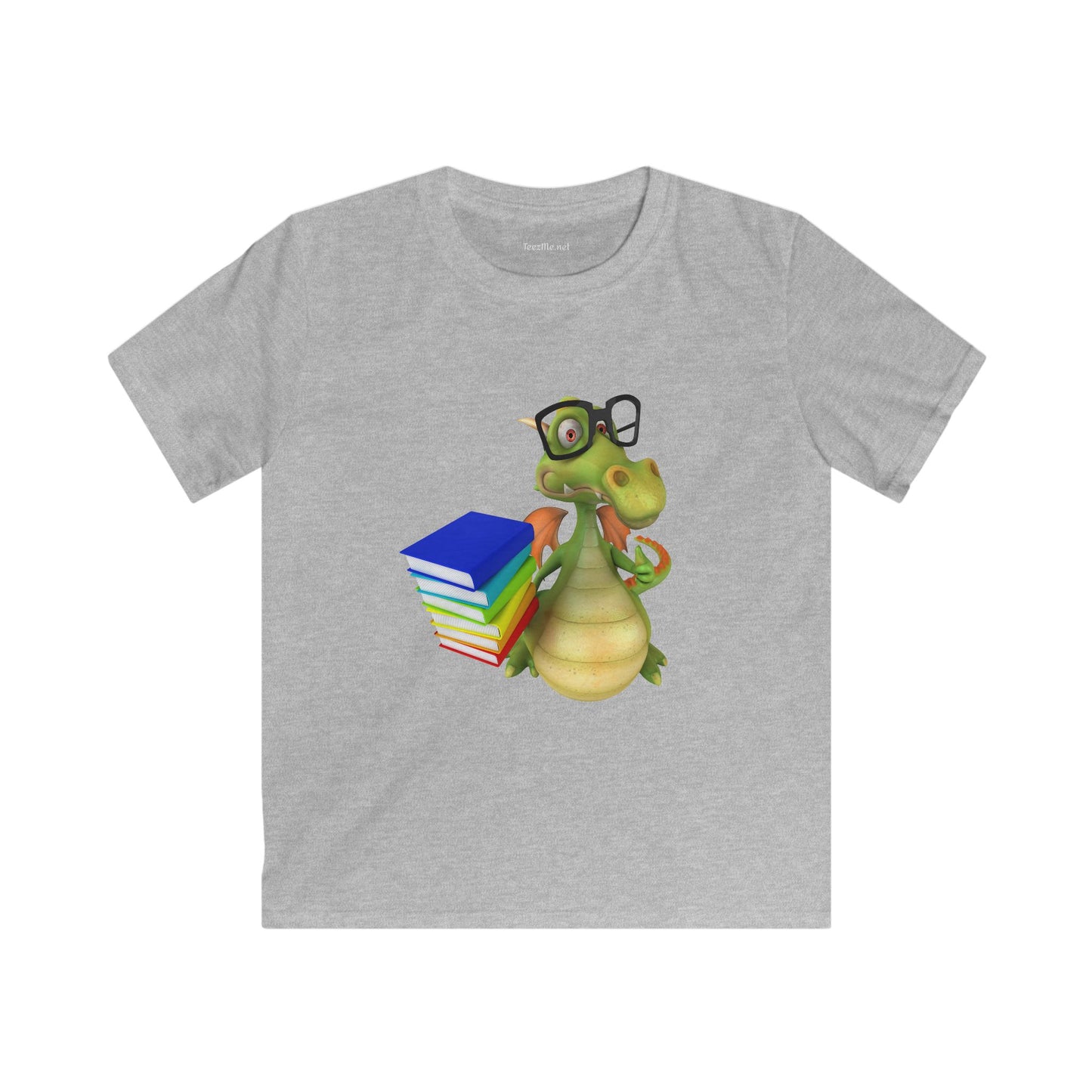 Books Dragon - Kids Softstyle Tee Children