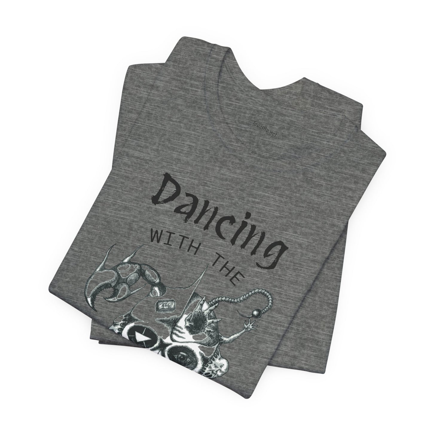 Dancing with the Devil (image) - Unisex Jersey Short Sleeve Tee