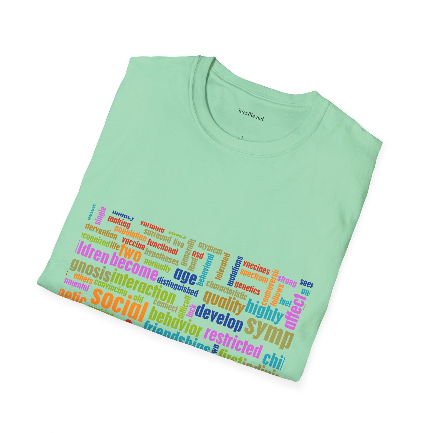 AUTISM speaks- Unisex Softstyle T-Shirt 100% Cotton Graphic
