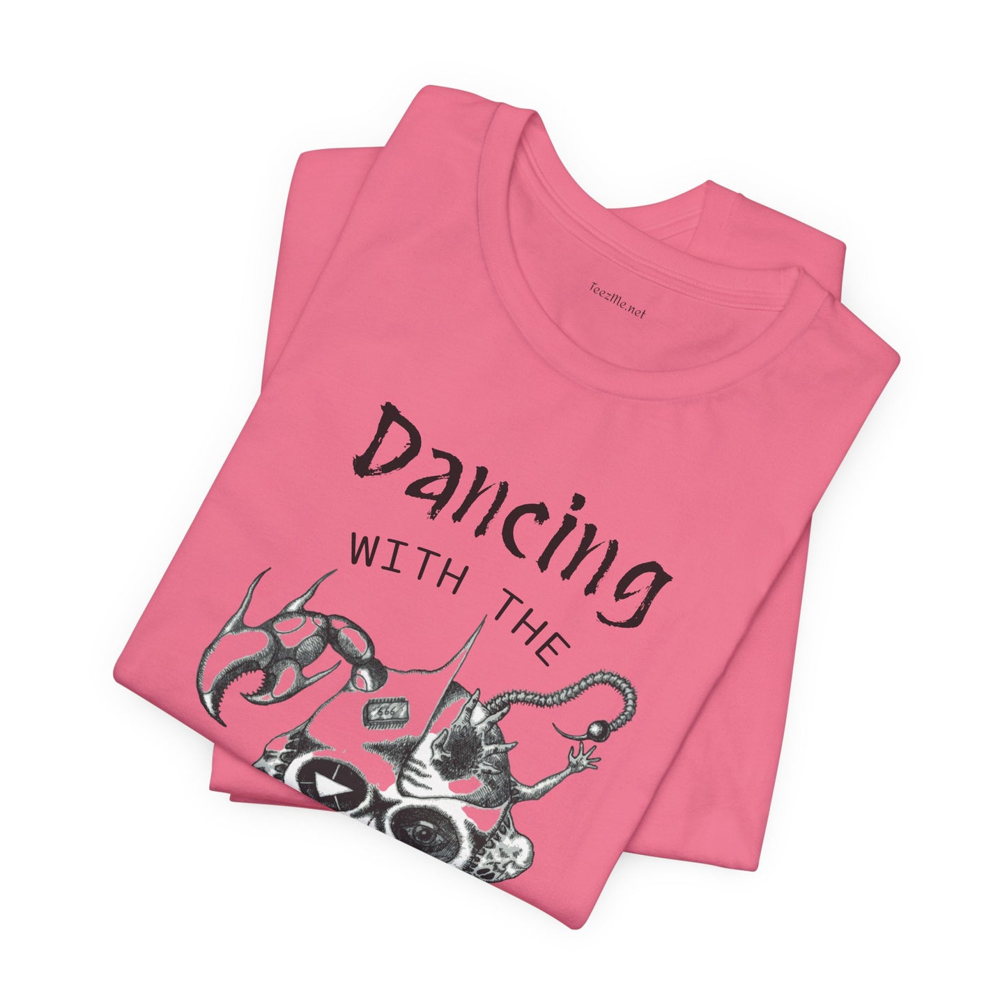 Dancing with the Devil (image) - Unisex Jersey Short Sleeve Tee