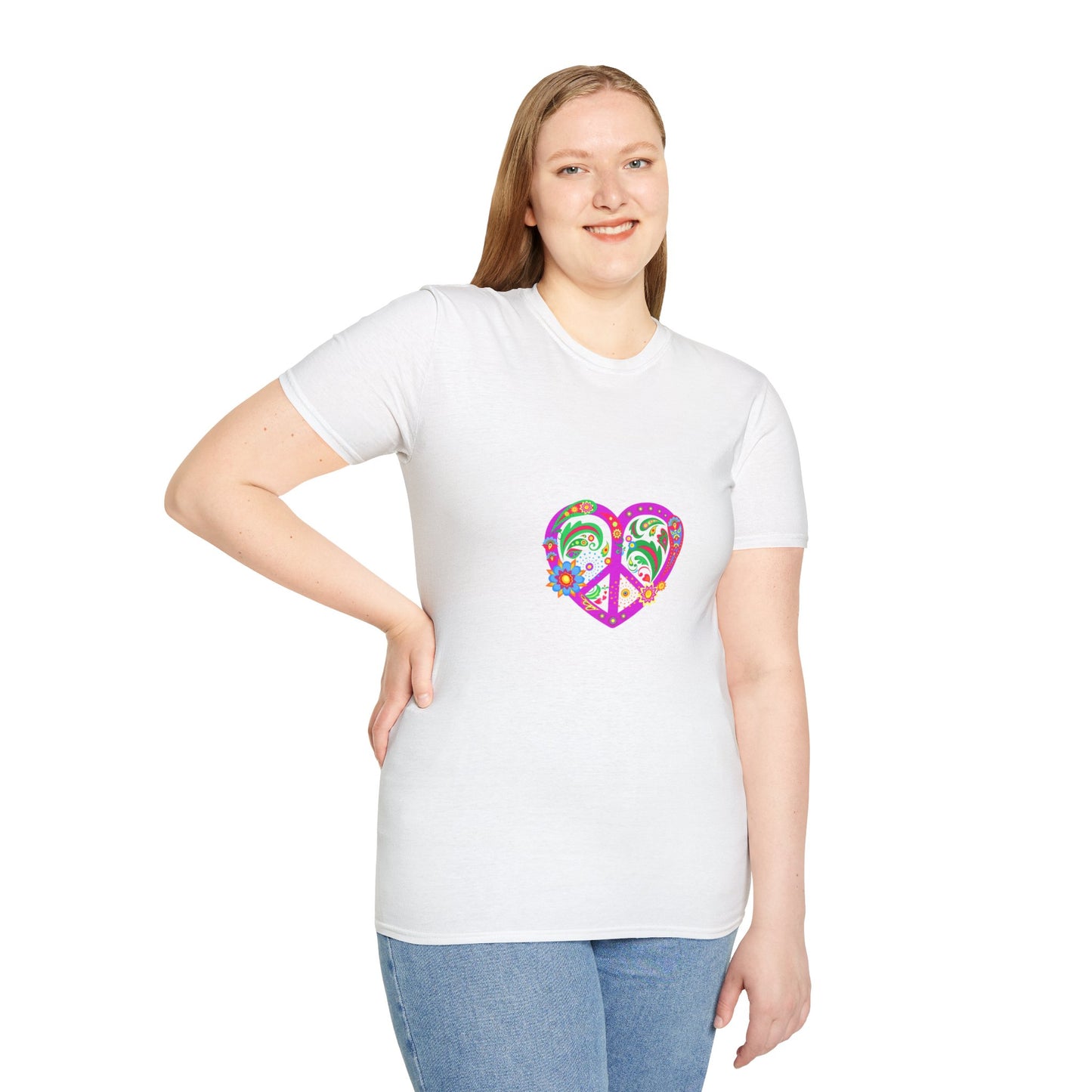 Let's Try Love - Unisex Softstyle T-Shirt 100% Cotton Graphic