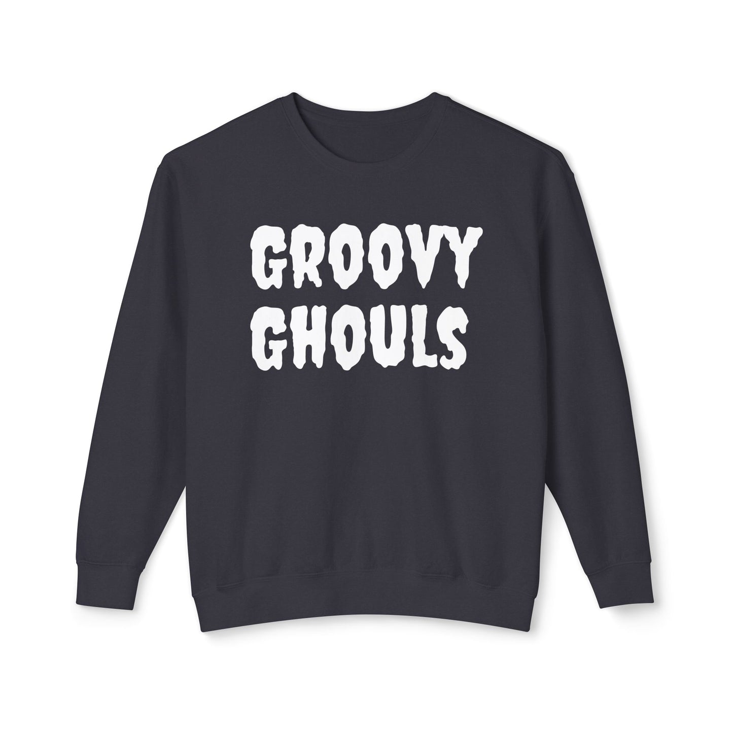 Groovy Ghouls - Unisex Lightweight Crewneck Sweatshirt