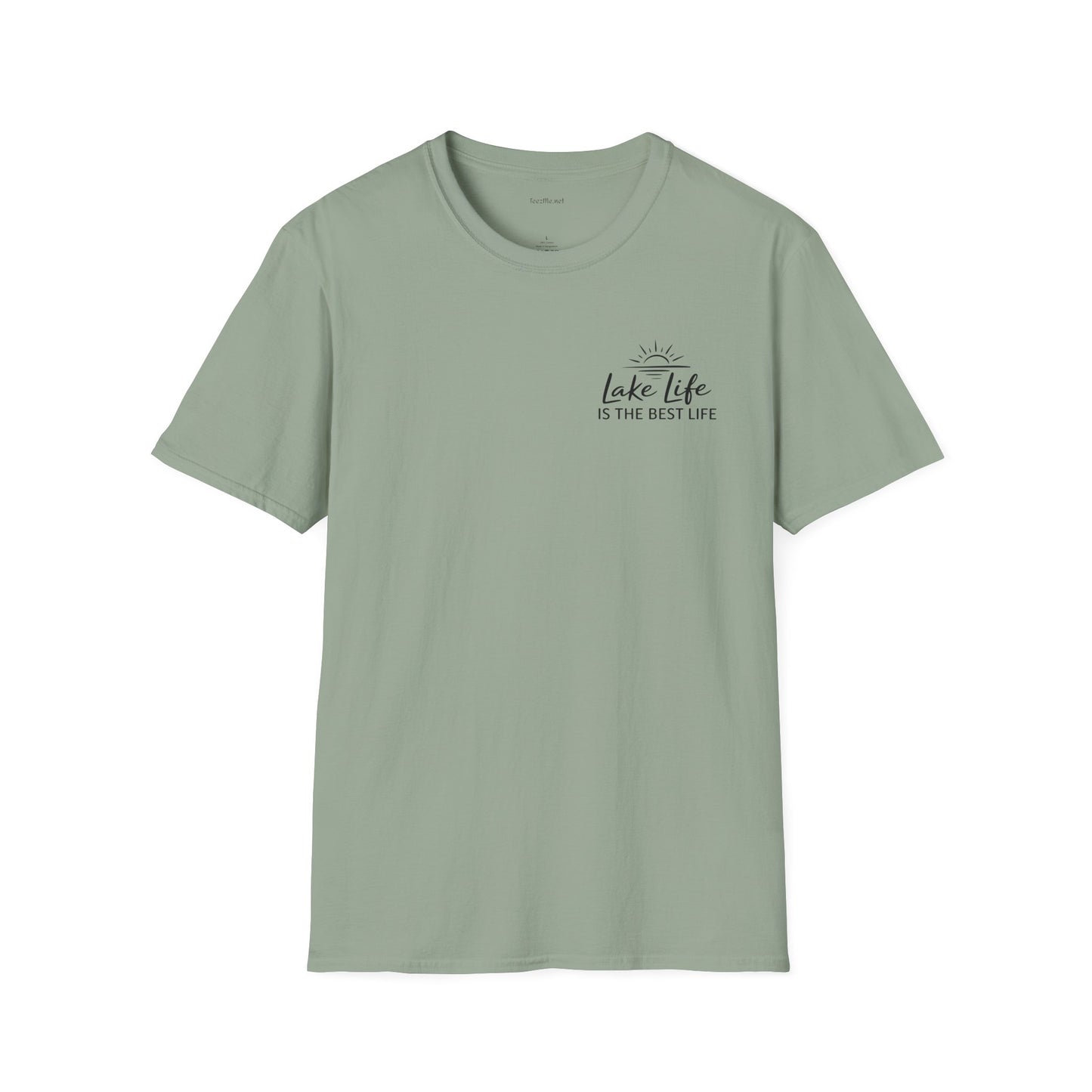 Lake Life Best Life - Unisex Softstyle T-Shirt 100% Cotton Graphic