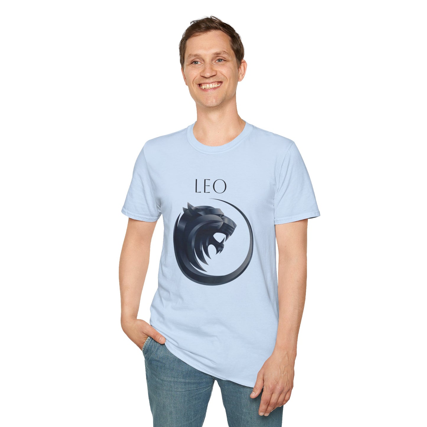 LEO - Unisex Softstyle T-Shirt 100% Cotton Graphic