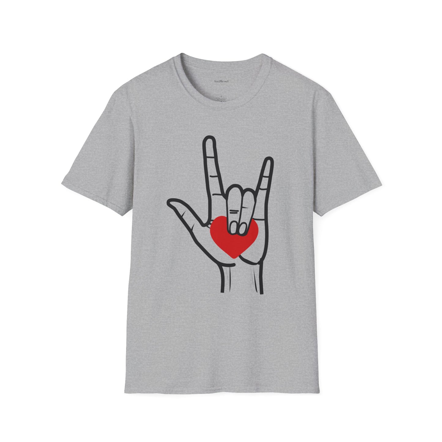 ASL Love  - Unisex Softstyle T-Shirt 100% Cotton Graphic