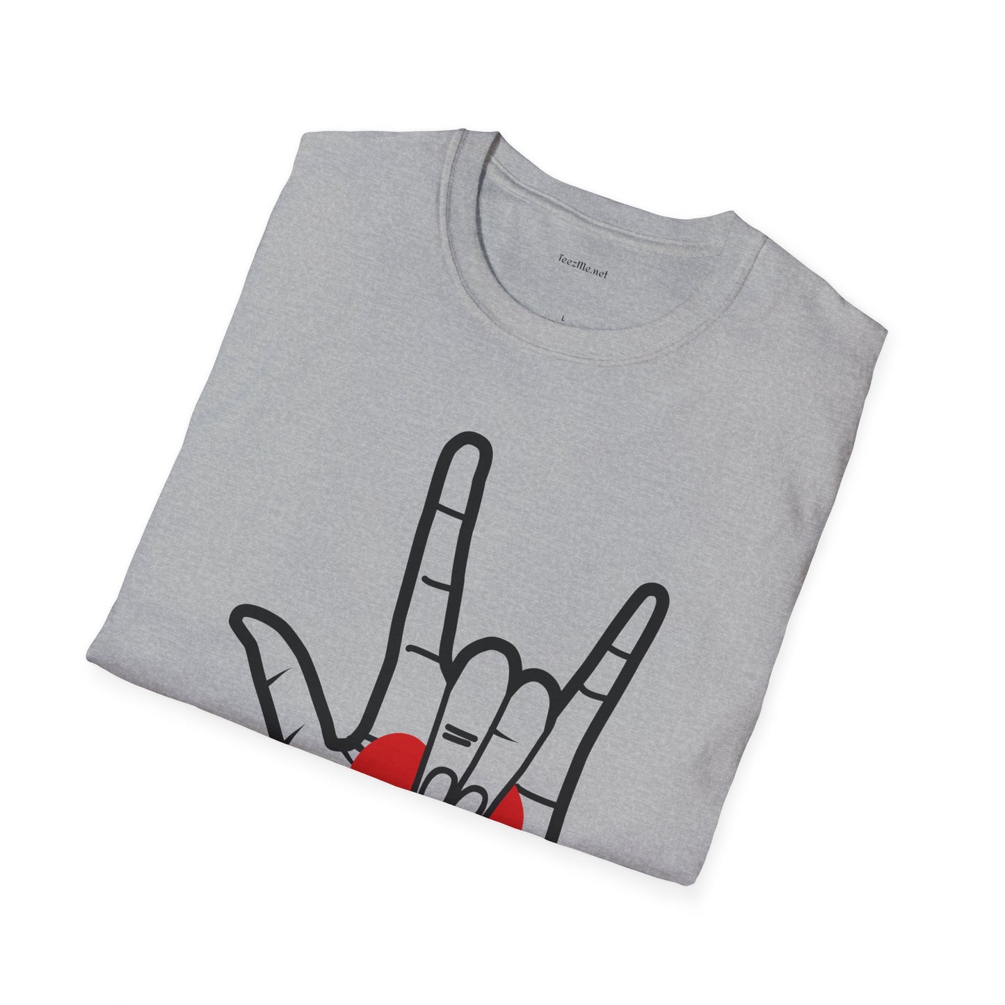 ASL Love  - Unisex Softstyle T-Shirt 100% Cotton Graphic