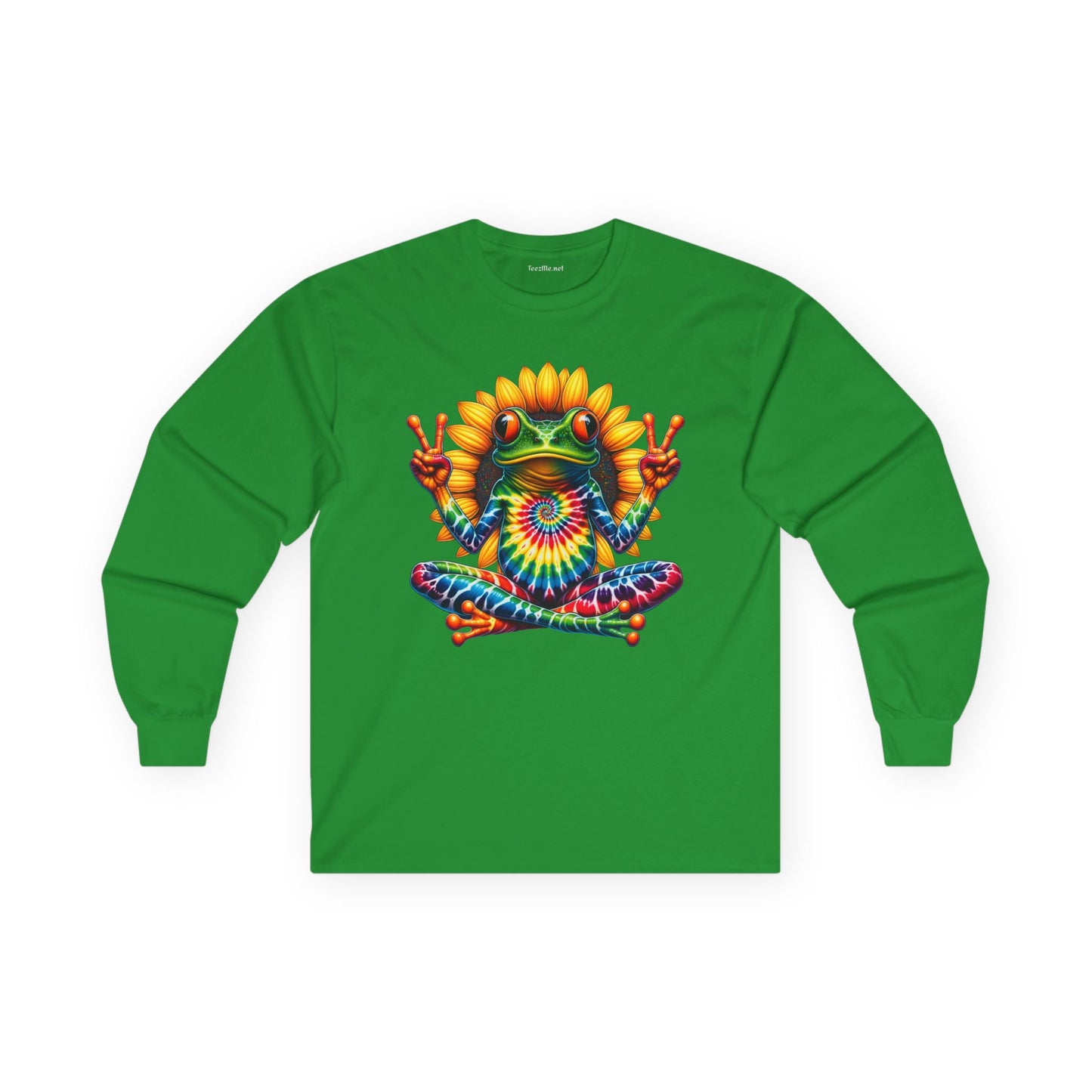 Peace Frog Tie-dye Unisex Ultra Cotton Long Sleeve Tee