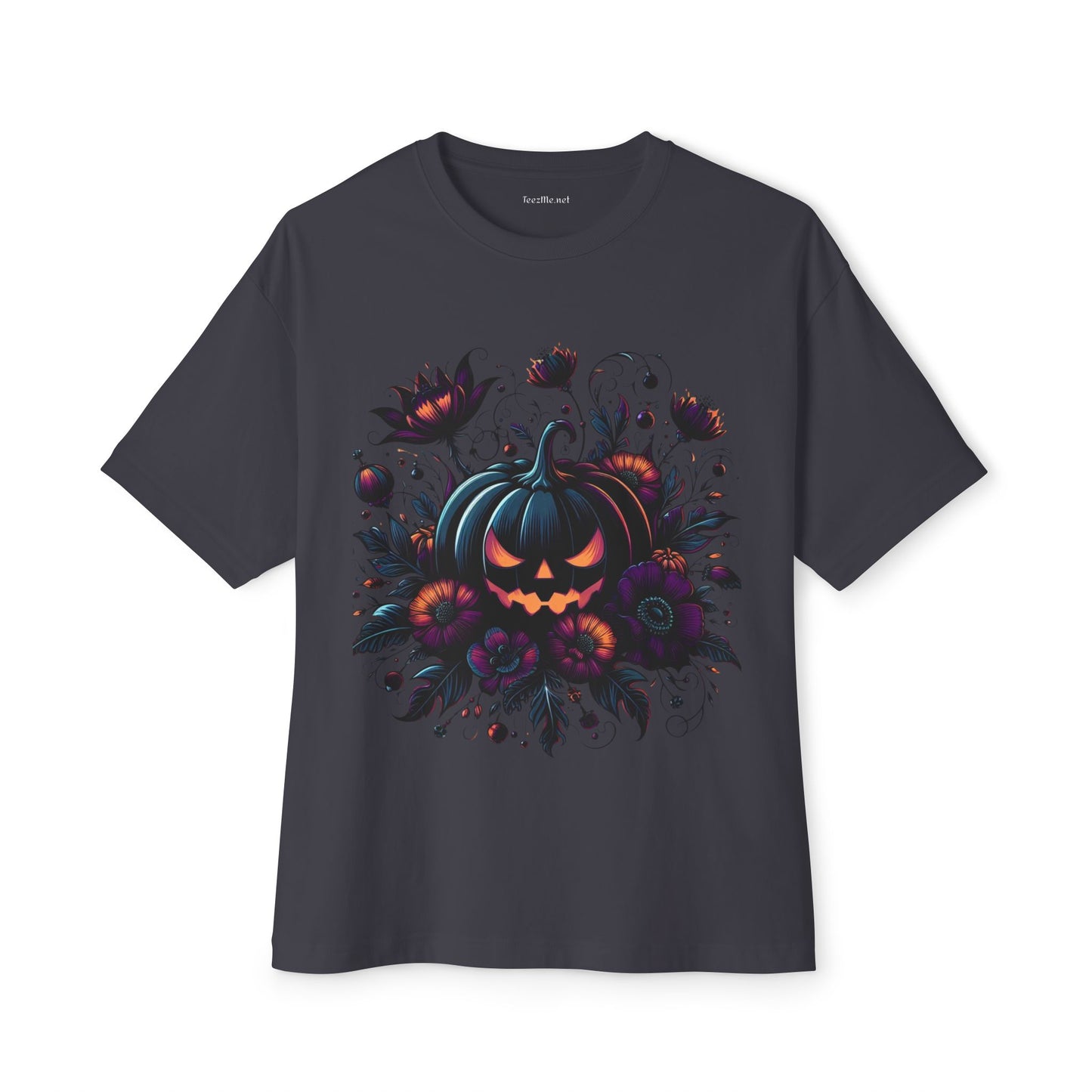 Goth Pumpkin1 - Unisex Oversized Boxy Tee