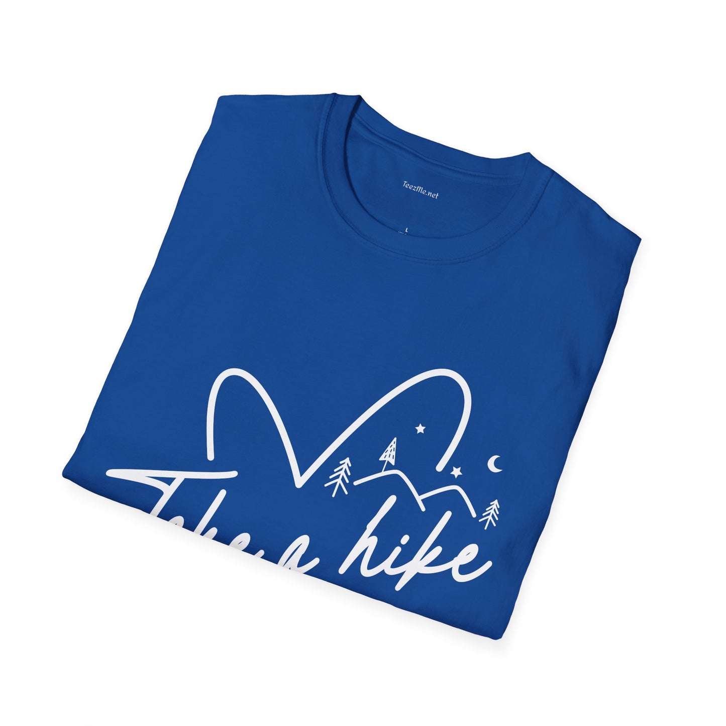 Take a Hike (white) - Unisex Softstyle T-Shirt 100% Cotton Graphic