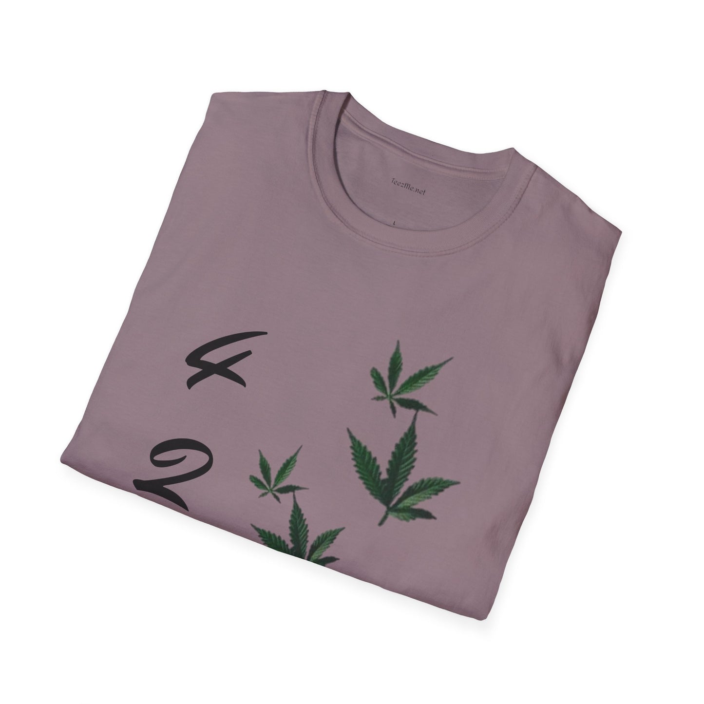 420 - Unisex Softstyle T-Shirt 100% Cotton Graphic #weed #cannabis