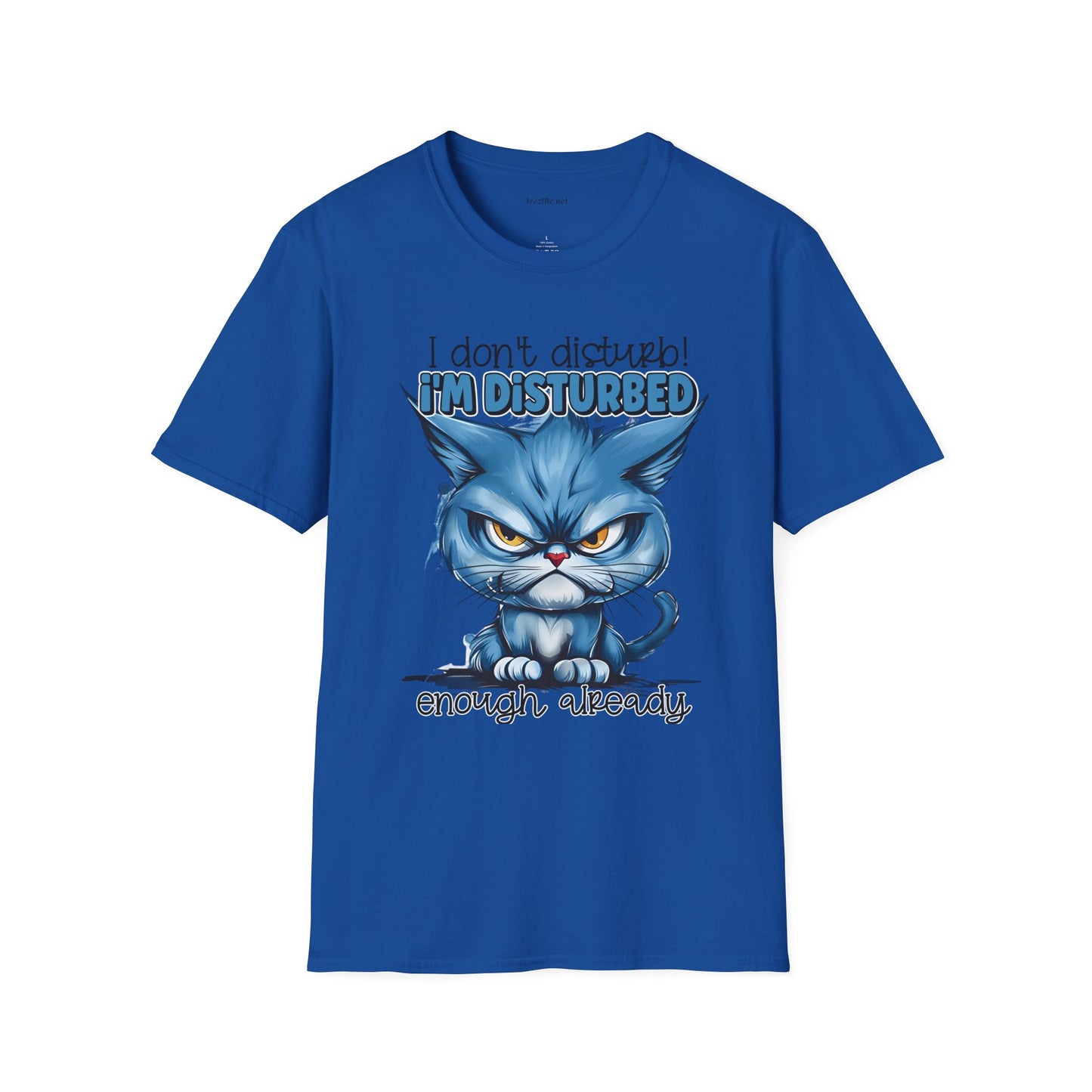 I don't Disturb Unisex Softstyle T-Shirt 100% Cotton Graphic