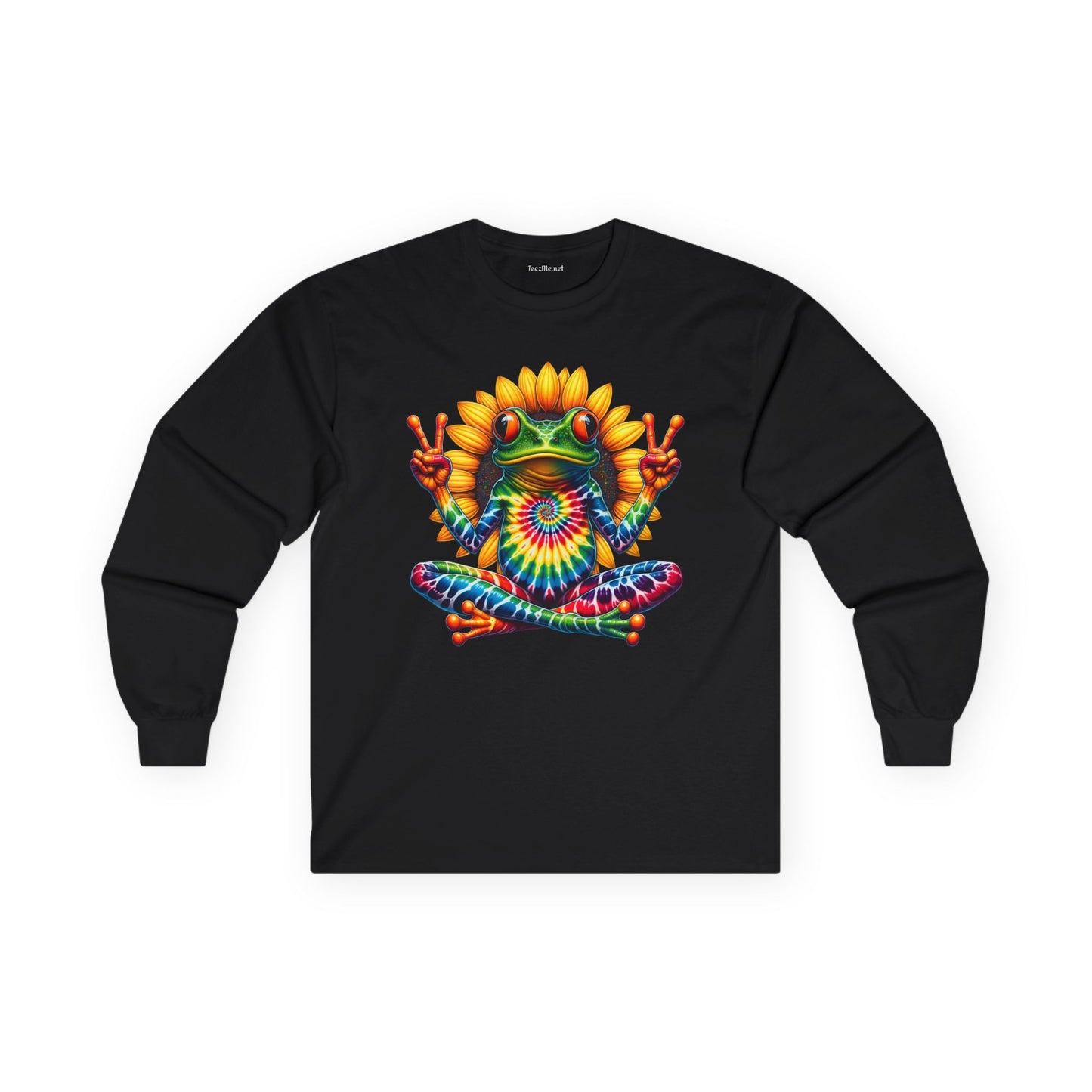 Peace Frog Tie-dye Unisex Ultra Cotton Long Sleeve Tee
