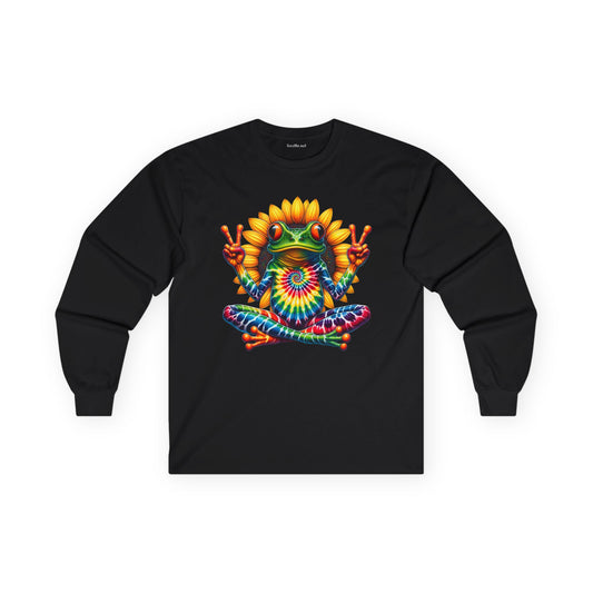 Peace Frog Tie-dye Unisex Ultra Cotton Long Sleeve Tee