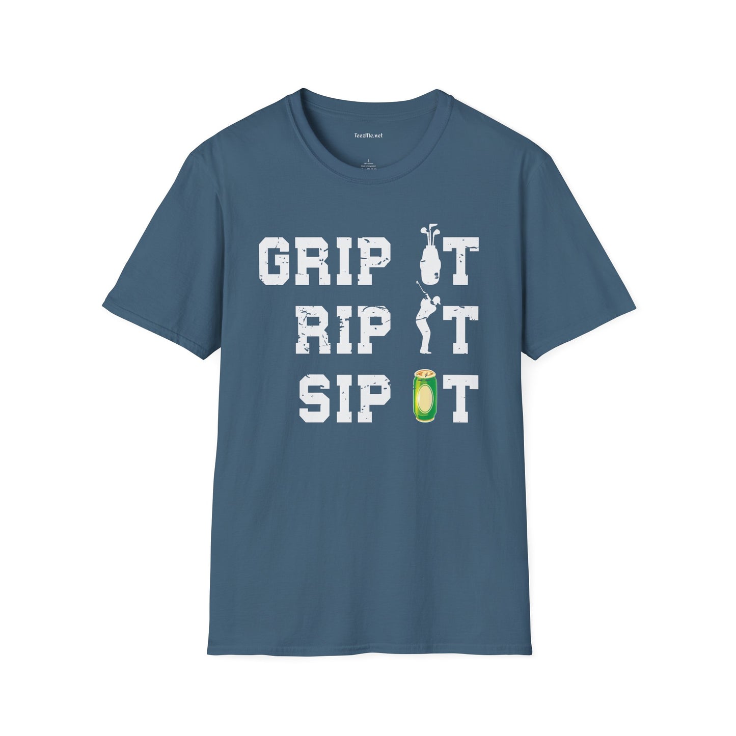Funny Golf Unisex Softstyle T-Shirt 100% Cotton