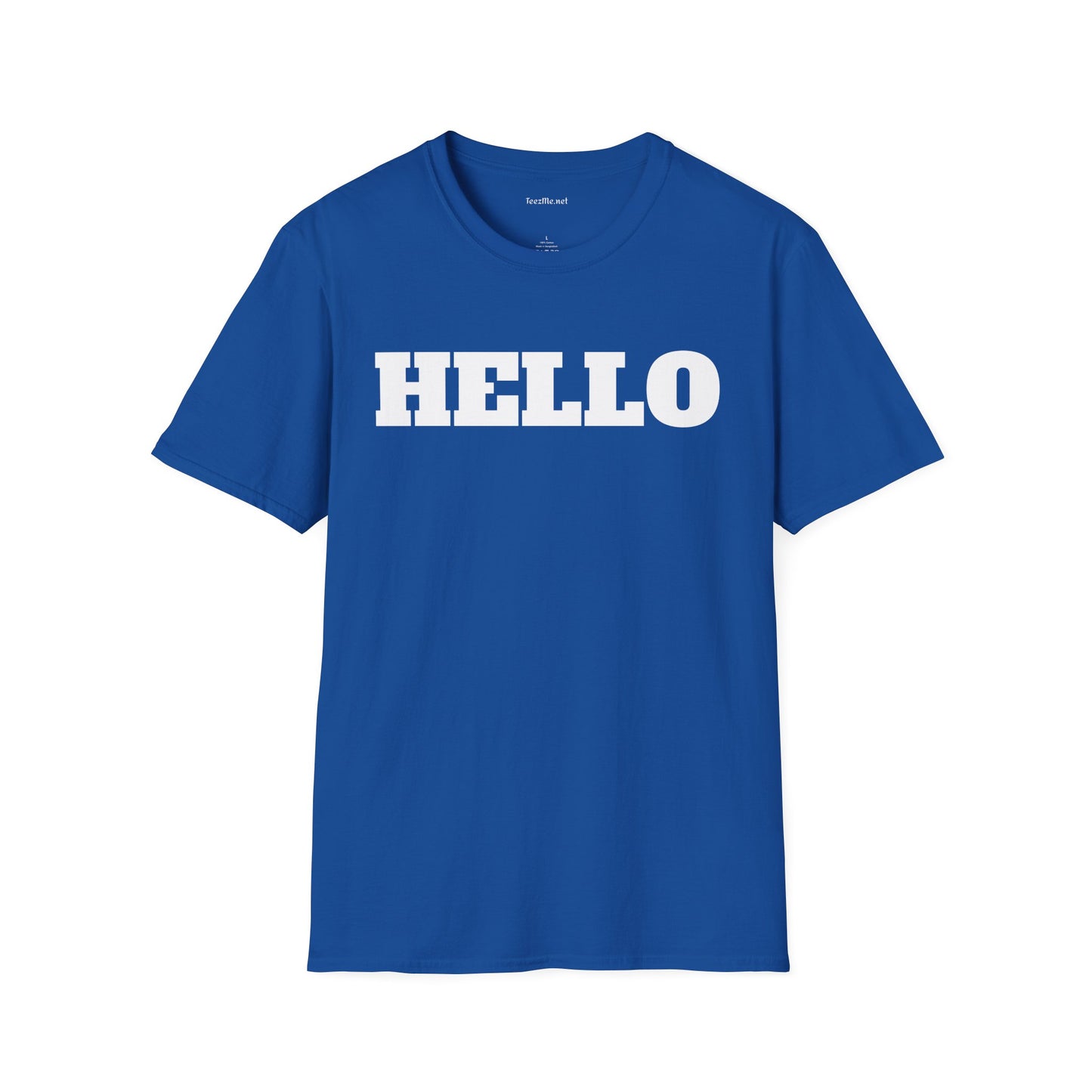 HELLO - Unisex Softstyle T-Shirt 100% Cotton Graphic