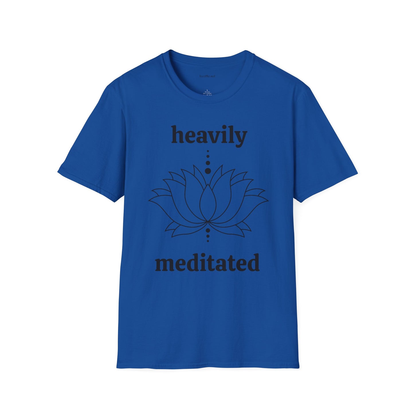 Heavily Meditated - Unisex Softstyle T-Shirt 100% Cotton Graphic