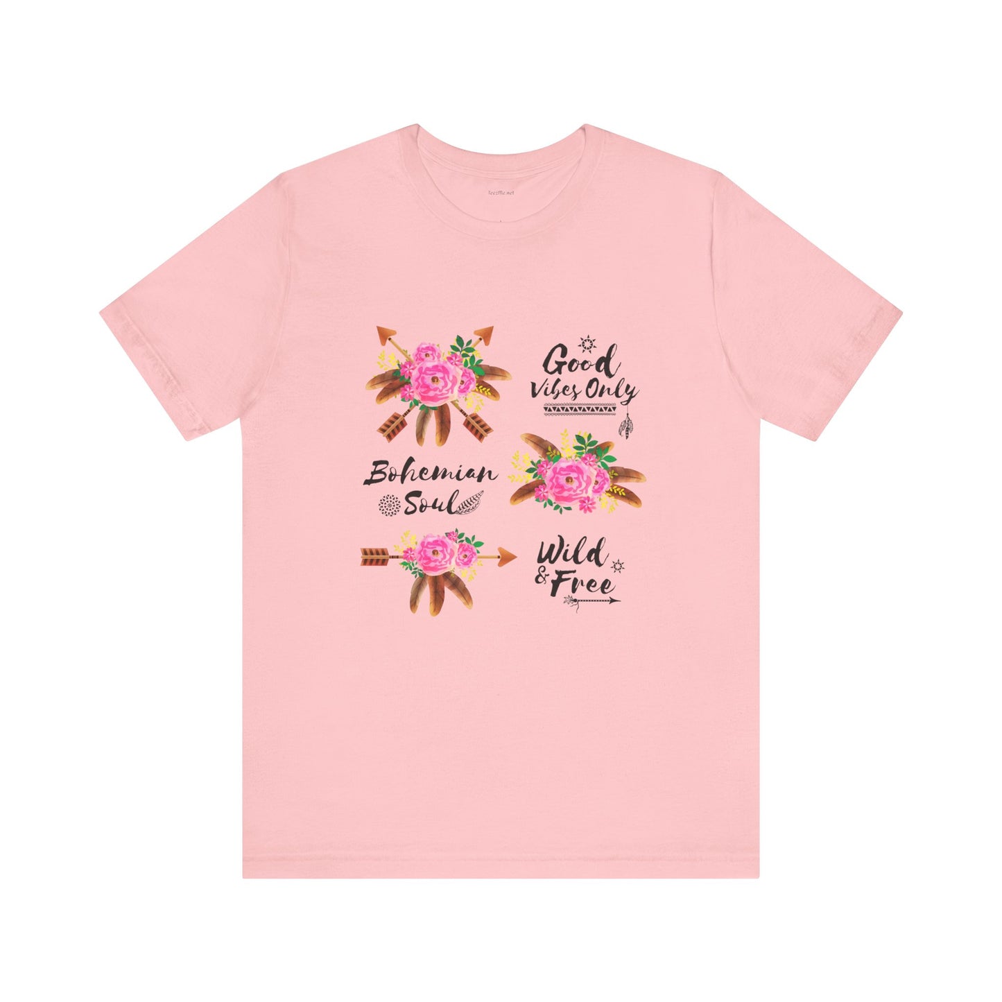 Wild & Free - Unisex Jersey Short Sleeve Tee #BOHO