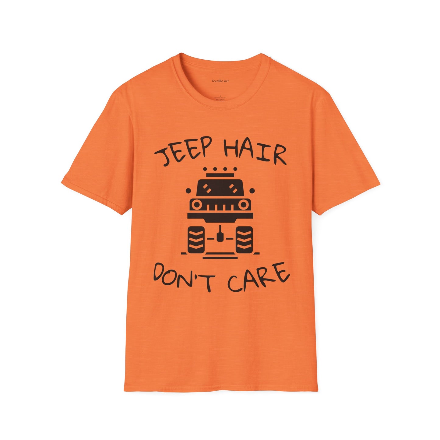 JEEP HAIR DON'T CARE - Unisex Softstyle T-Shirt 100% Cotton Graphic