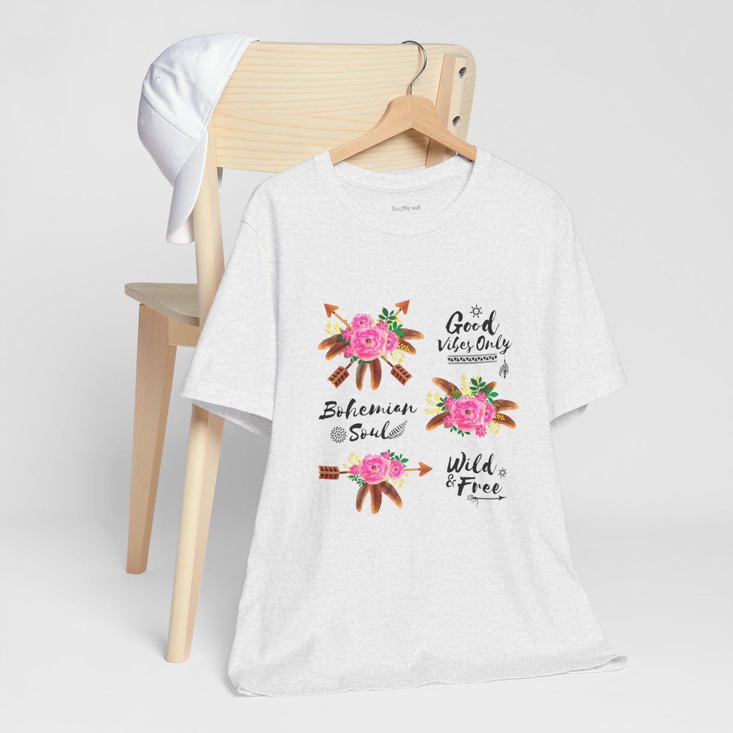 Wild & Free - Unisex Jersey Short Sleeve Tee #BOHO
