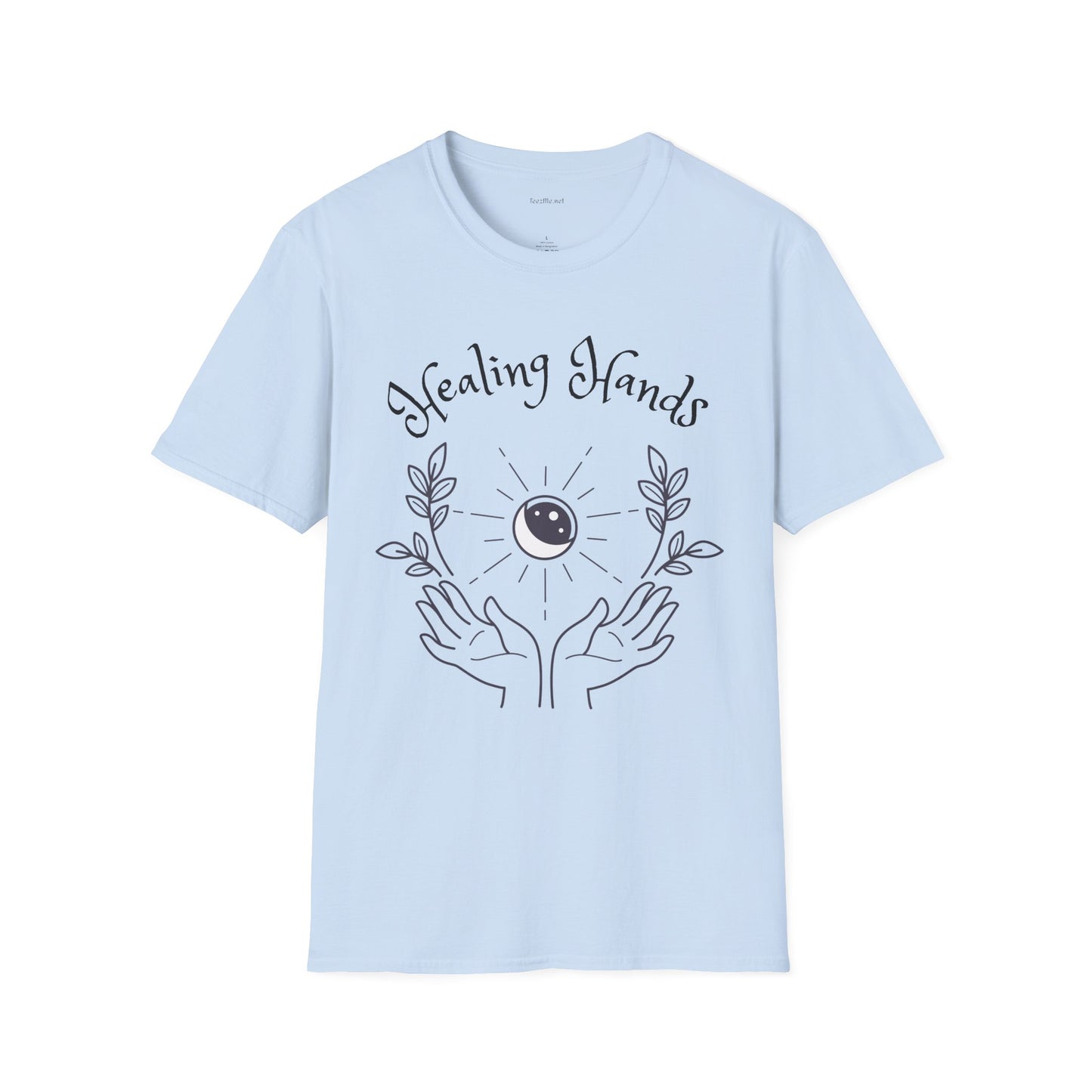 Healing Hands - Unisex Softstyle T-Shirt 100% Cotton Graphic #Reiki