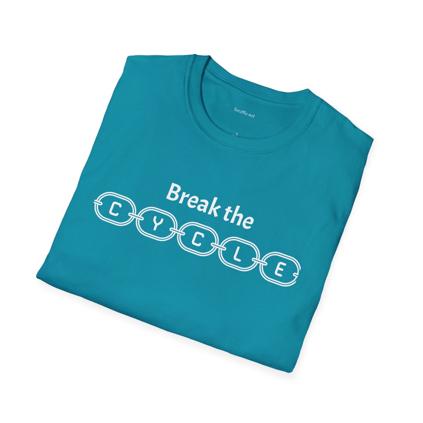 Break the Cycle - Unisex Softstyle T-Shirt 100% Cotton Graphic