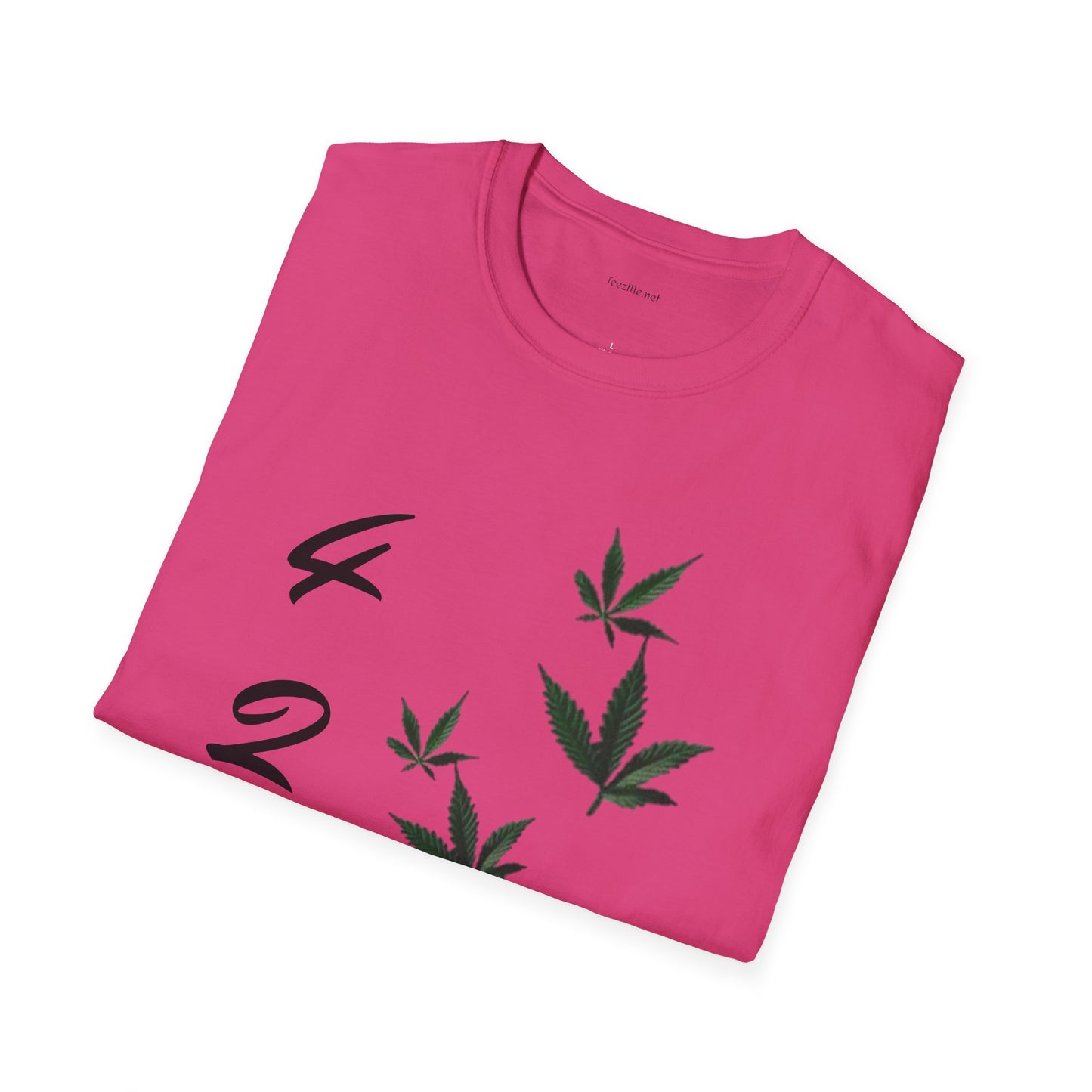 420 - Unisex Softstyle T-Shirt 100% Cotton Graphic #weed #cannabis