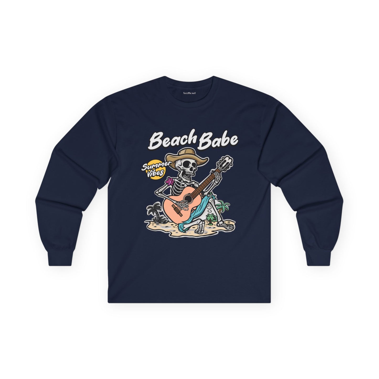 Beach Babe Guitar Unisex Ultra Cotton Long Sleeve Tee