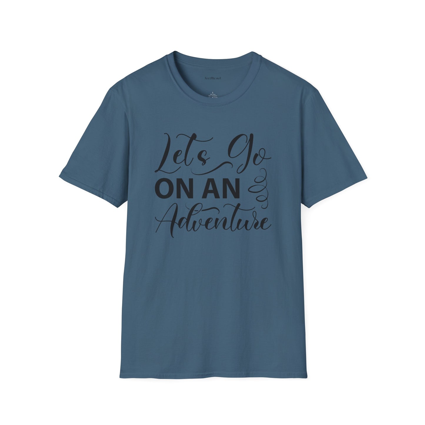Let's Go On an Adventure Unisex Softstyle T-Shirt 100% Cotton Graphic