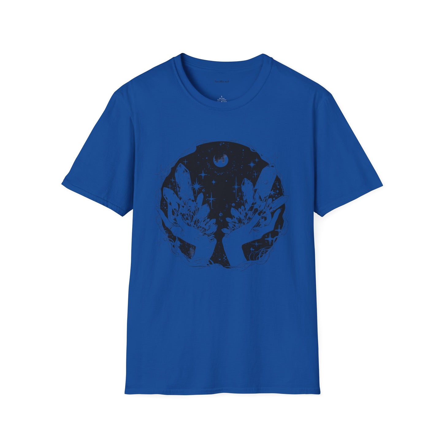 Crystal Moon Magic - Unisex Softstyle T-Shirt 100% Cotton Graphic