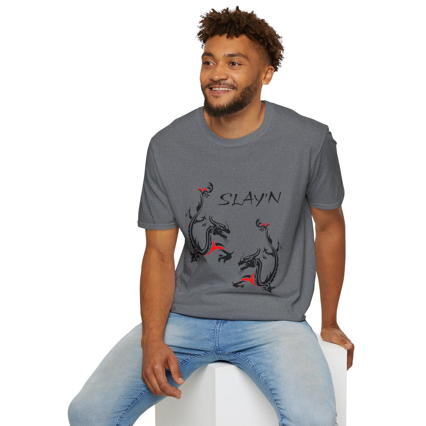 SLAY'N - Unisex Softstyle T-Shirt 100% Cotton Graphic