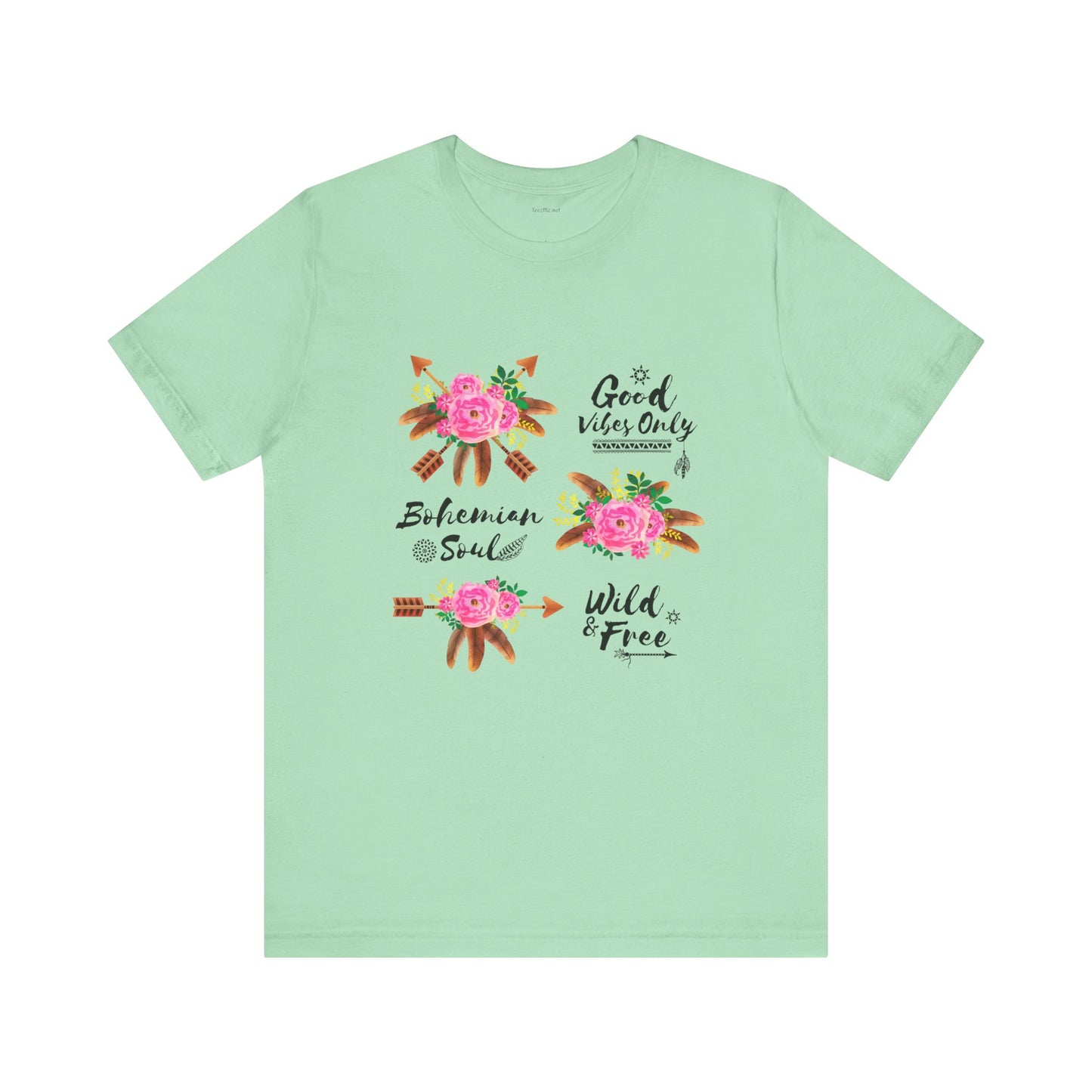 Wild & Free - Unisex Jersey Short Sleeve Tee #BOHO