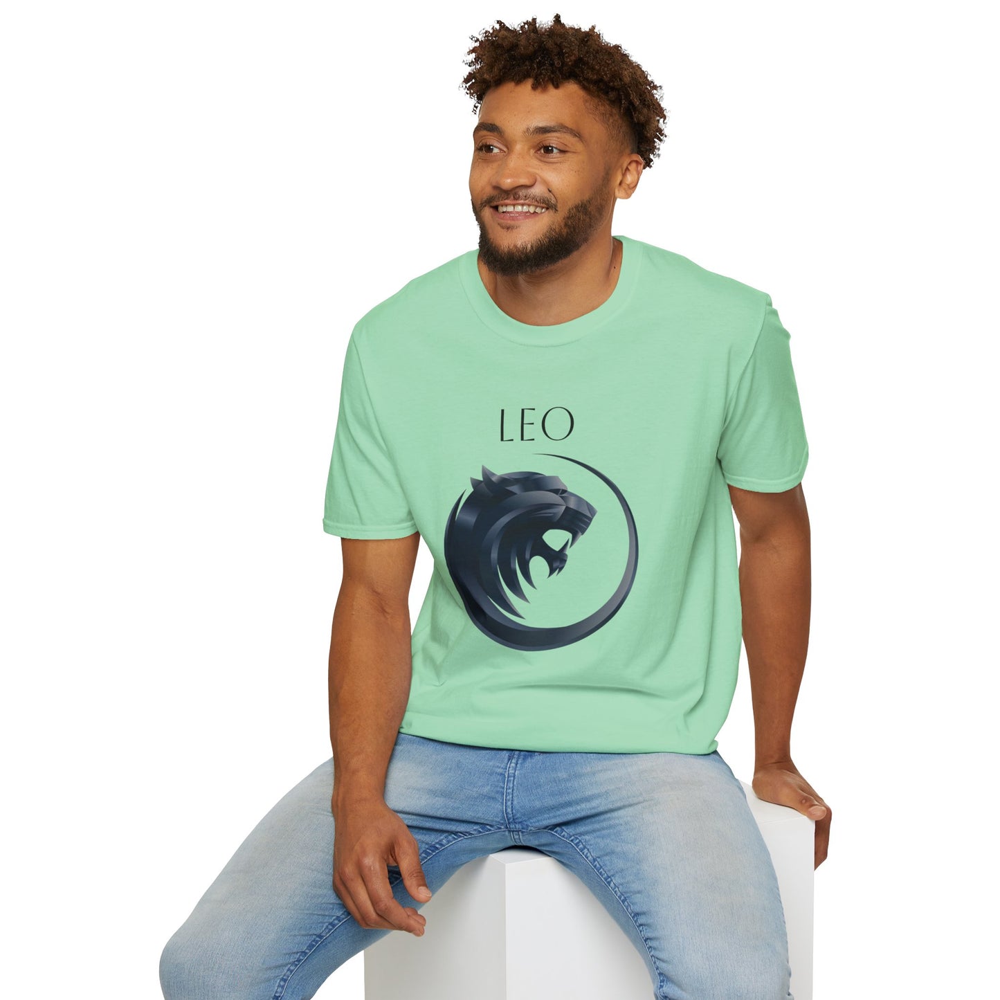 LEO - Unisex Softstyle T-Shirt 100% Cotton Graphic
