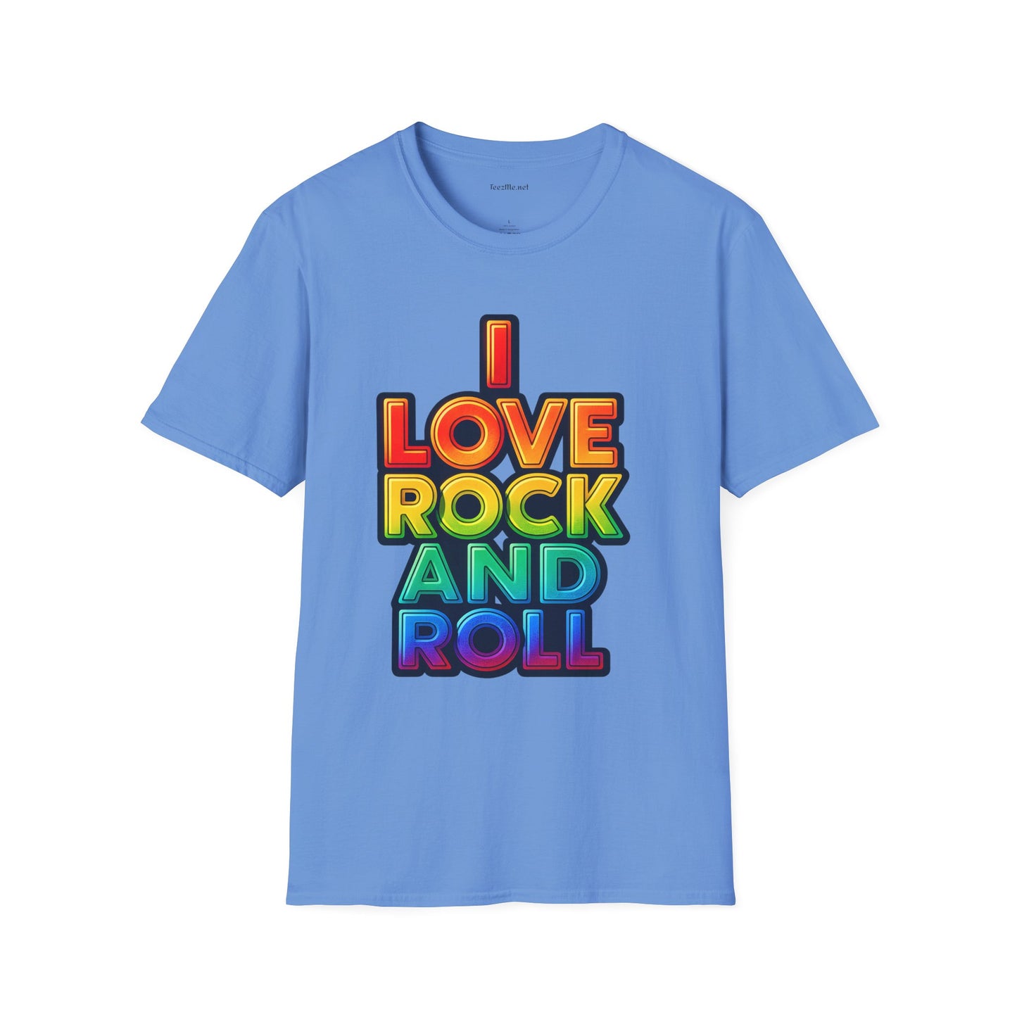 I Love Rock and Roll Unisex SoftStyle T-Shirt 100% Cotton