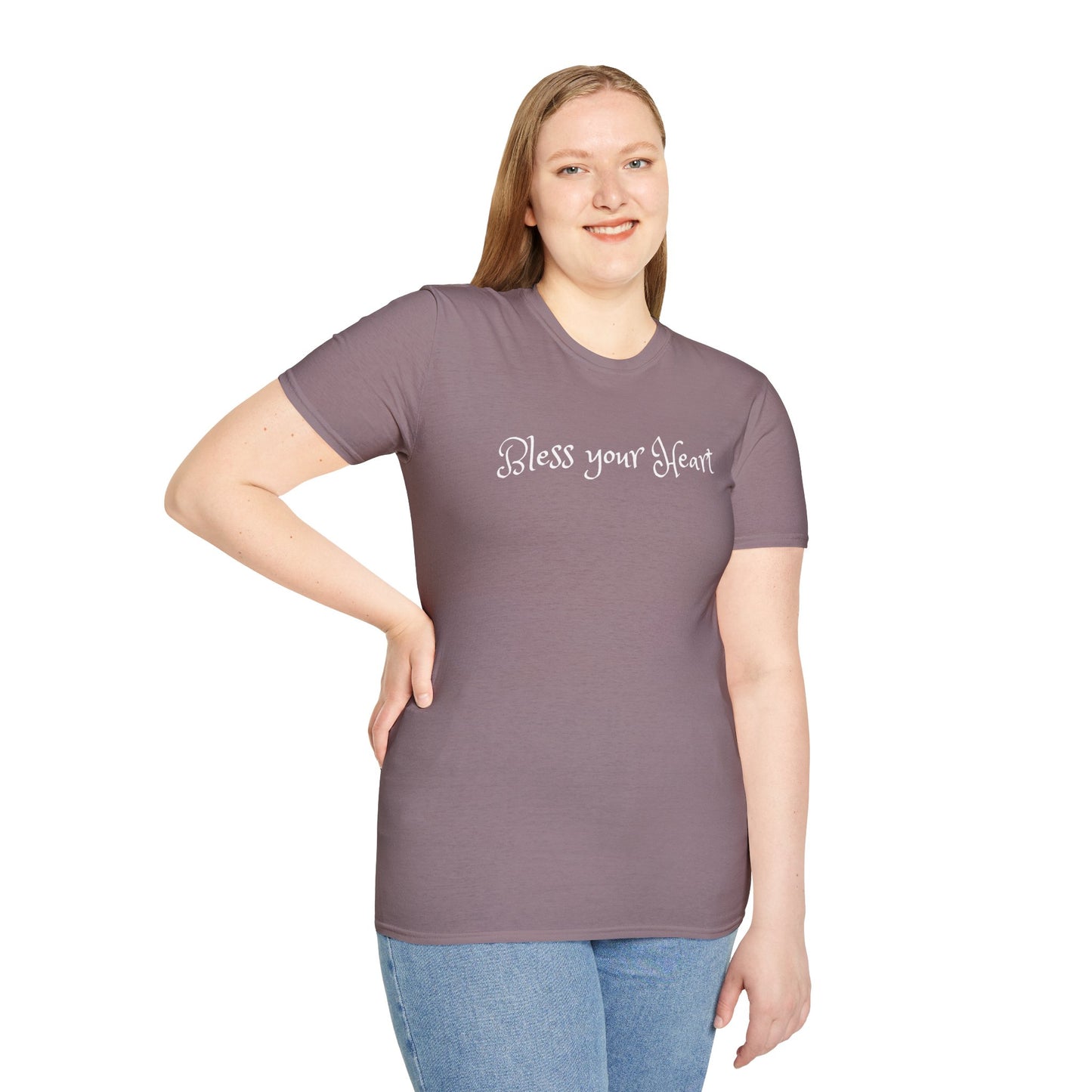 Bless your heart - Unisex Softstyle T-Shirt 100% Cotton Graphic