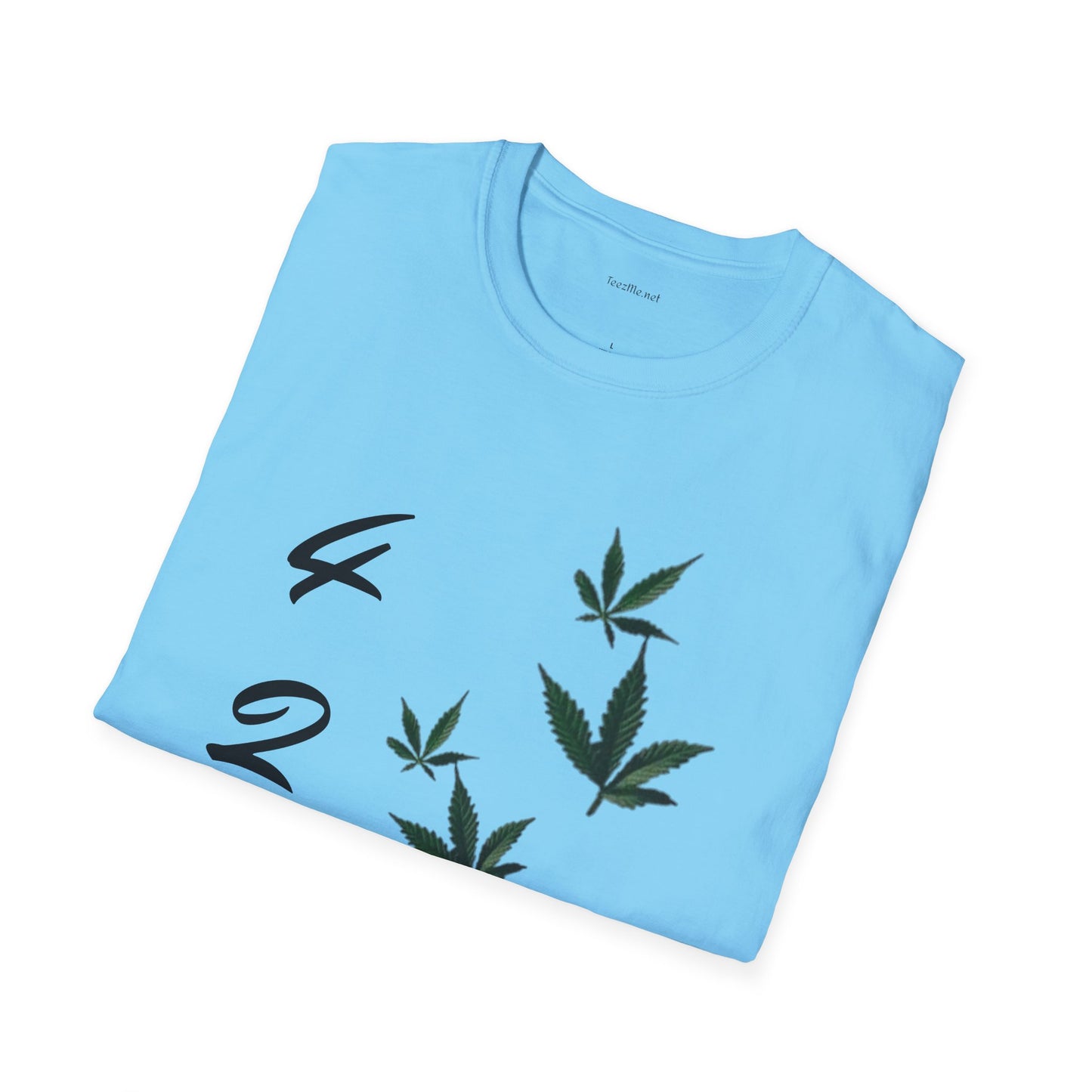 420 - Unisex Softstyle T-Shirt 100% Cotton Graphic #weed #cannabis