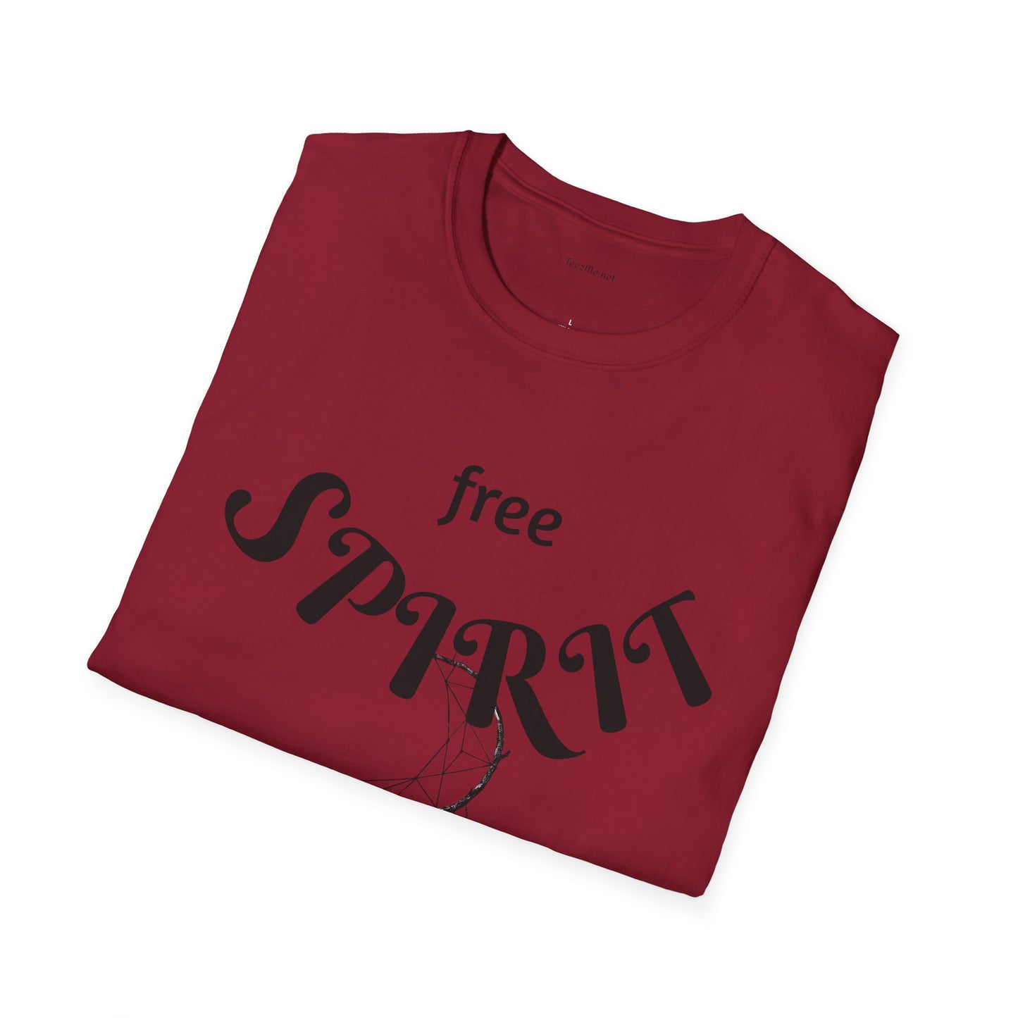 free SPIRIT - Unisex Softstyle T-Shirt 100% Cotton Graphic