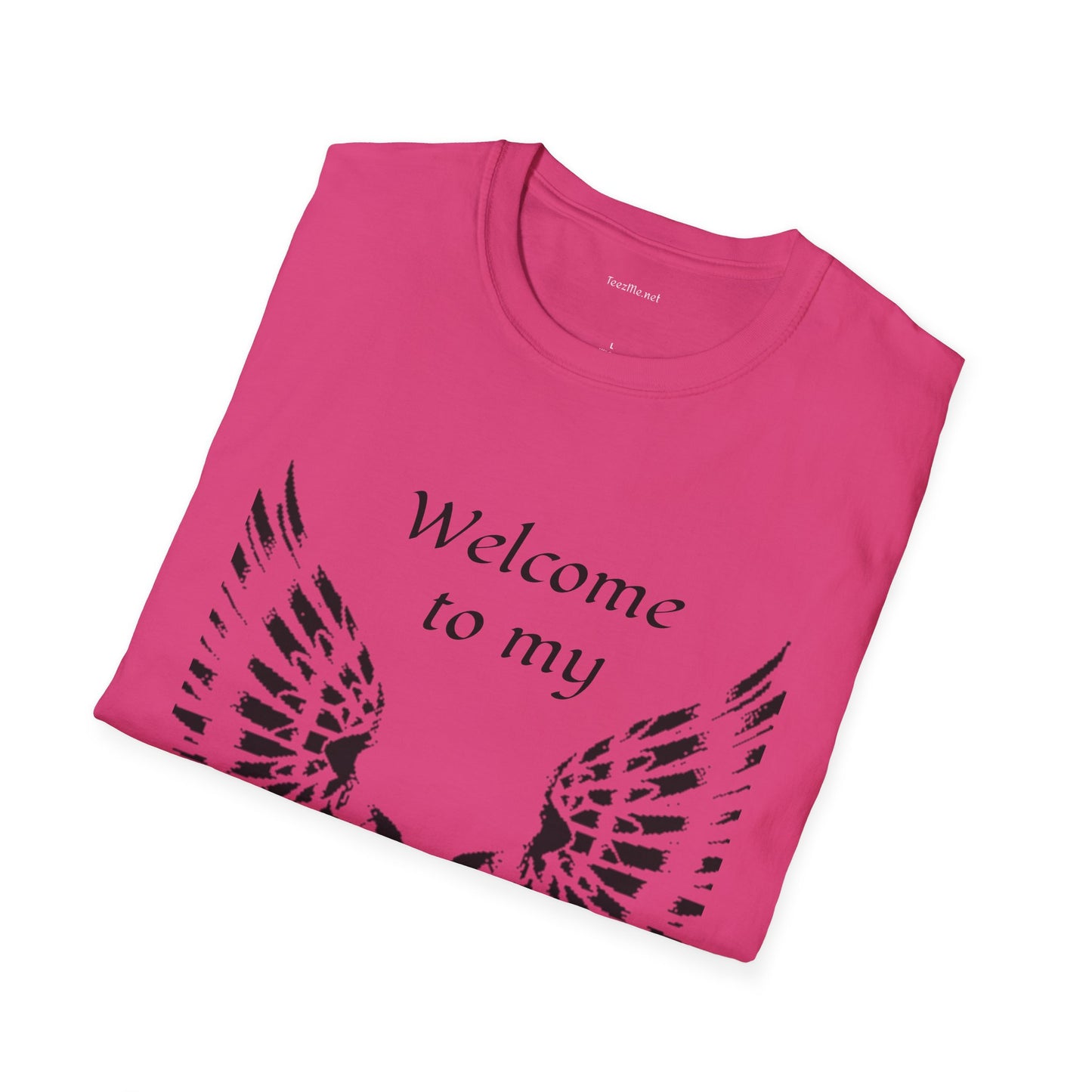 Welcome to my DARKSIDE - Unisex Softstyle T-Shirt 100% Cotton Graphic