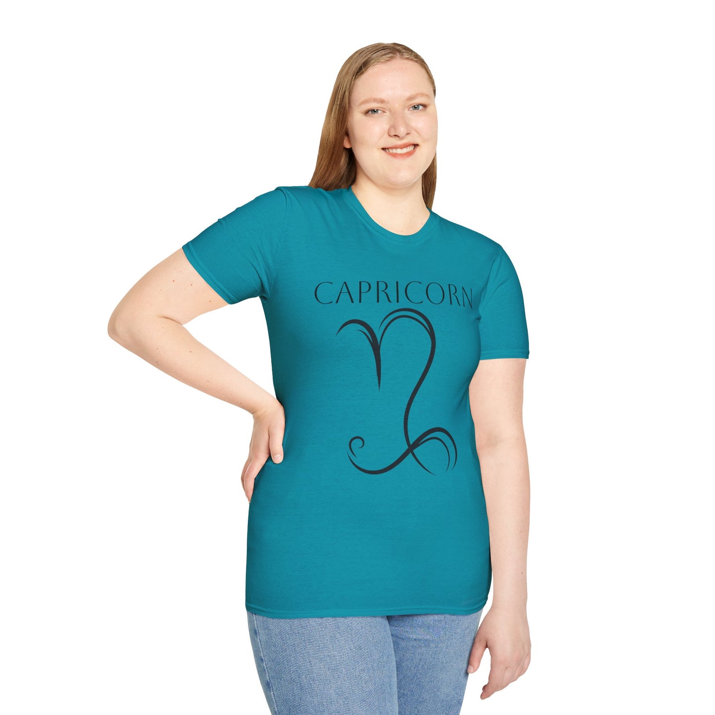 CAPRICORN - Unisex Softstyle T-Shirt 100% Cotton Graphic