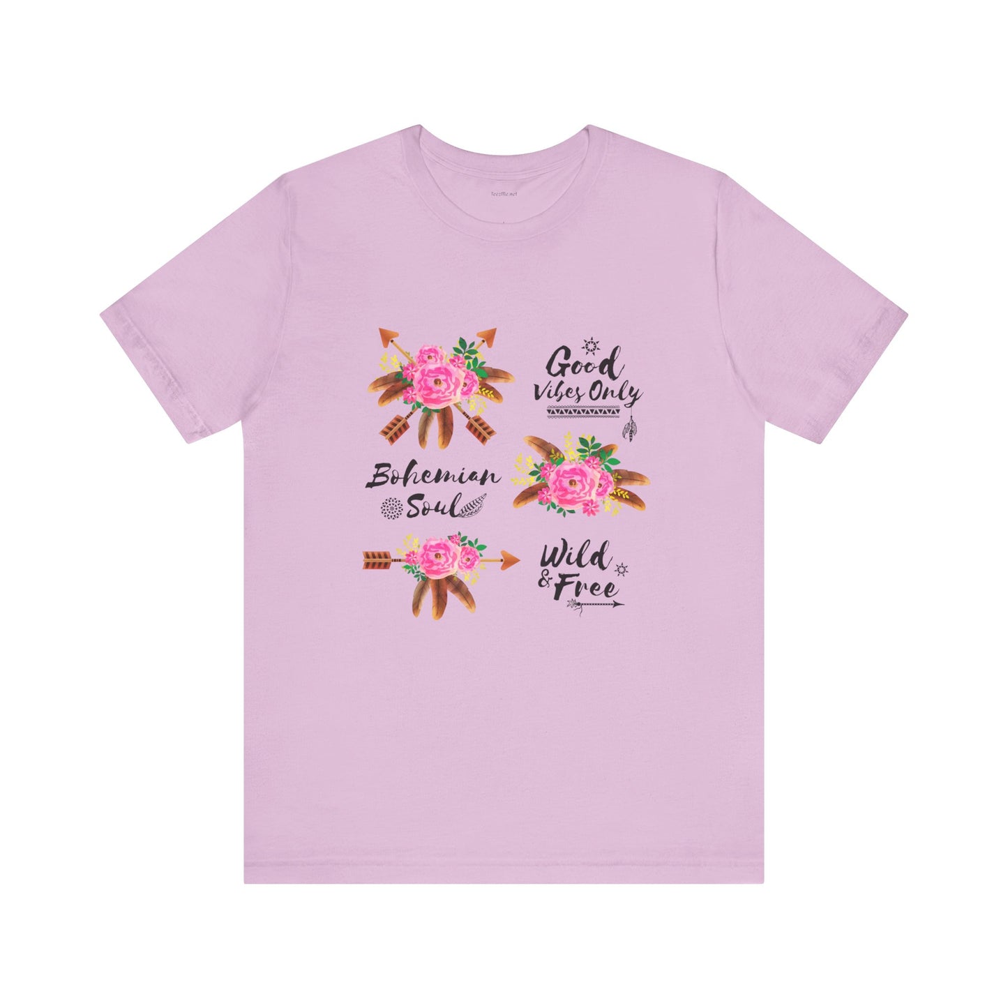 Wild & Free - Unisex Jersey Short Sleeve Tee #BOHO